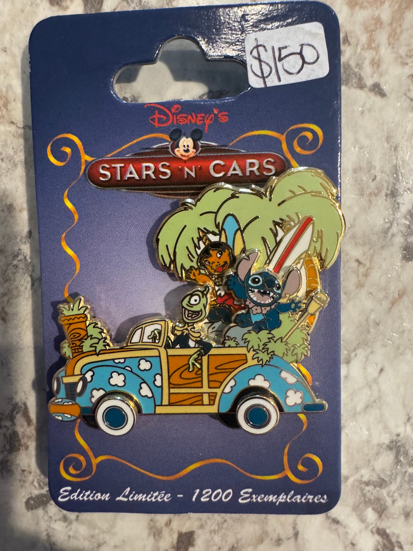 Lilo and Stitch Stars N Cars LE 1200 DLP Disney Pin