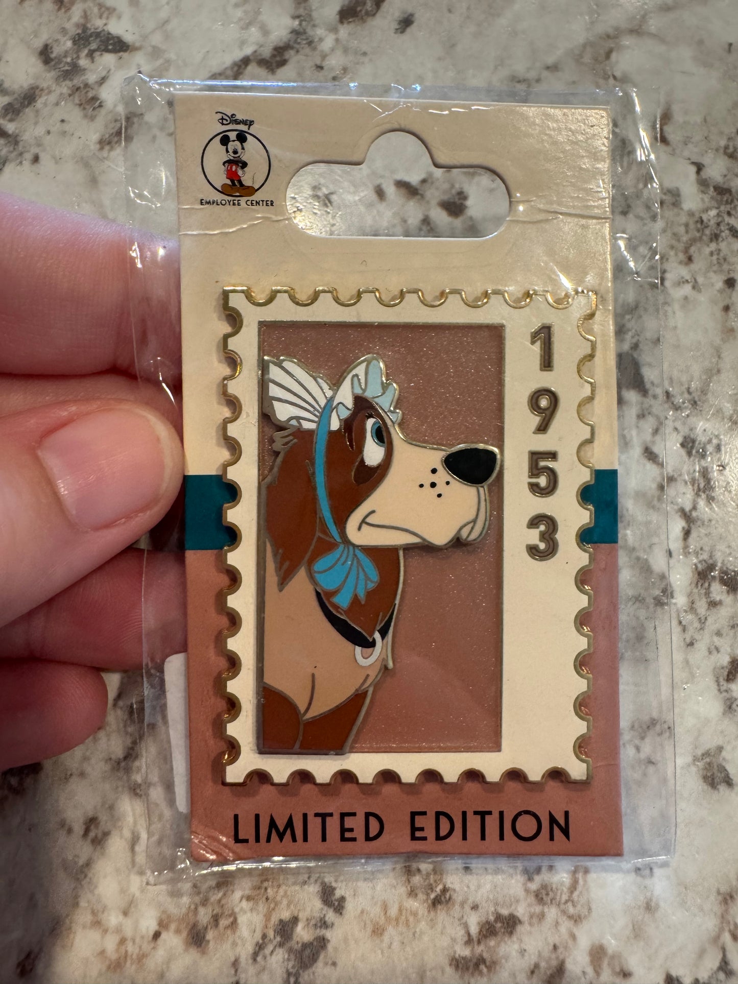 Nana Peter Pan DEC Disney Stamp LE 250 Disney Pin