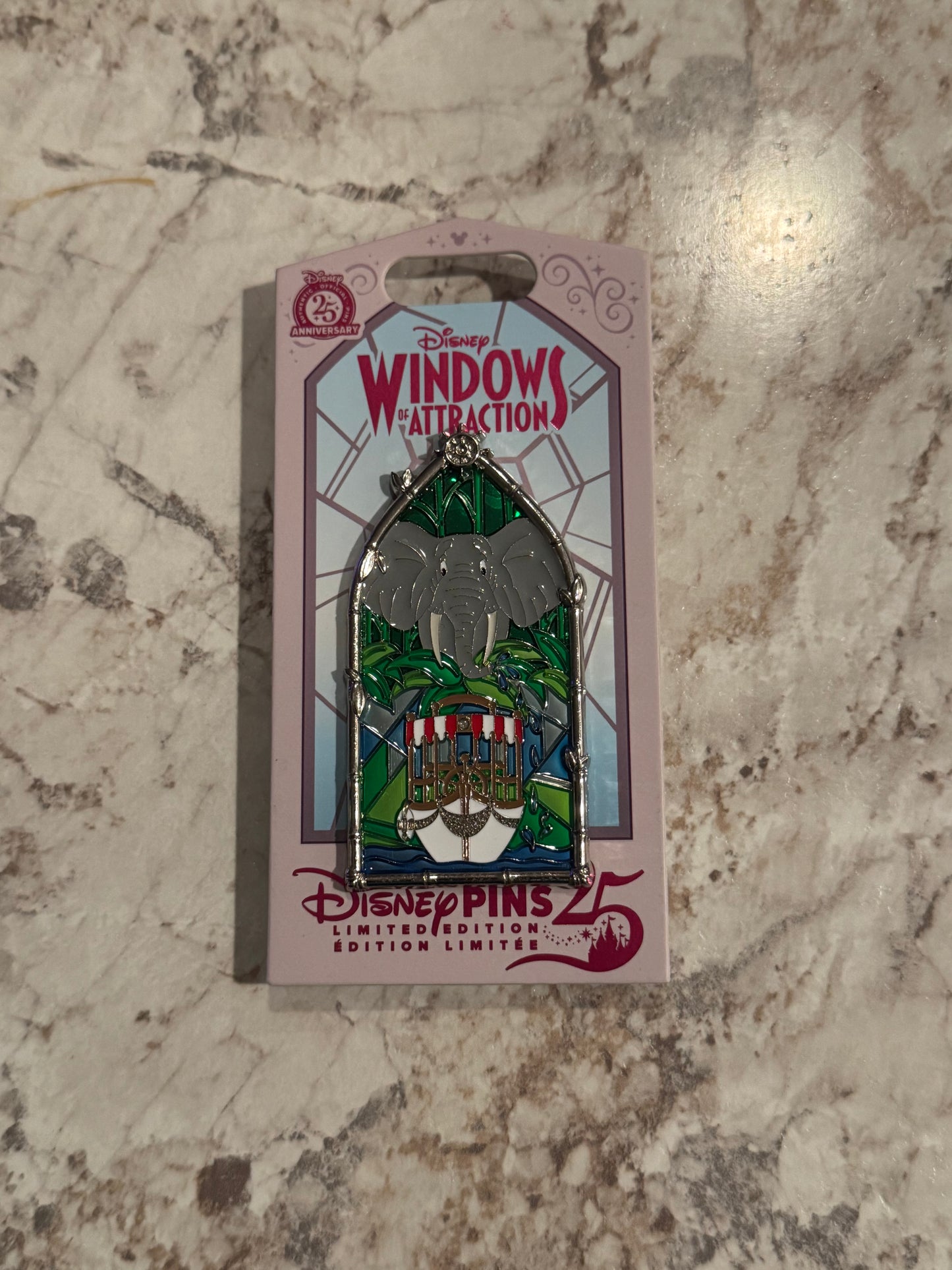 Disneyland 2025 Windows Of Attraction Jungle Cruise LE 2500 Pin