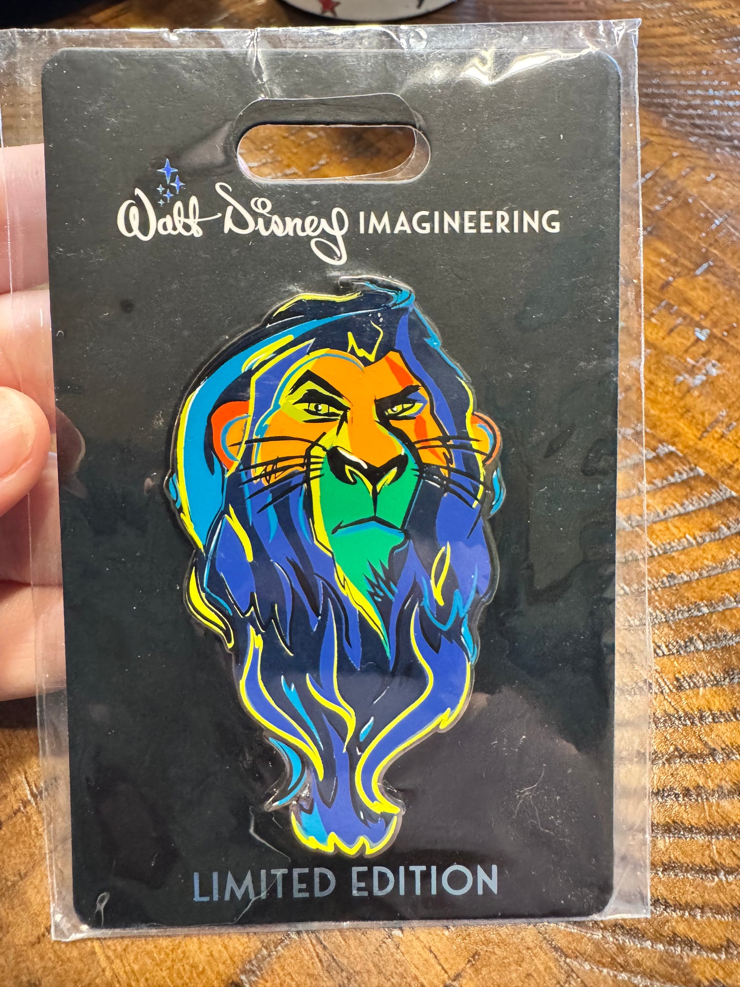 Disney WDI Color Splash Pin Scar from The Lion King LE 250 Disney Pin