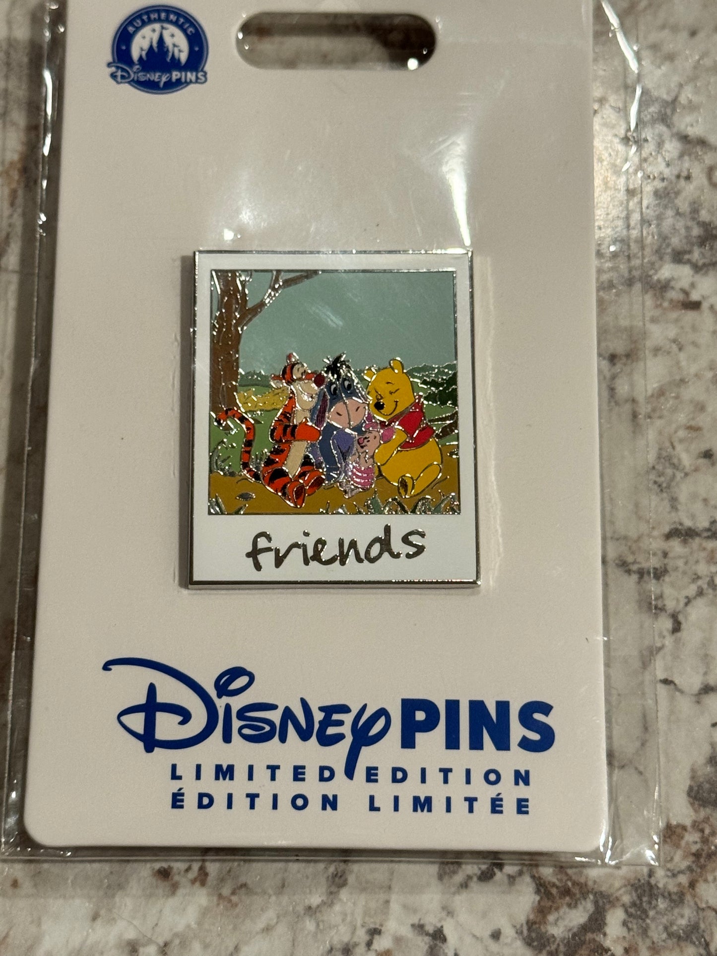 Selfridges Winnie The Pooh Polaroids Disney Store UK LE 600 Disney Pin