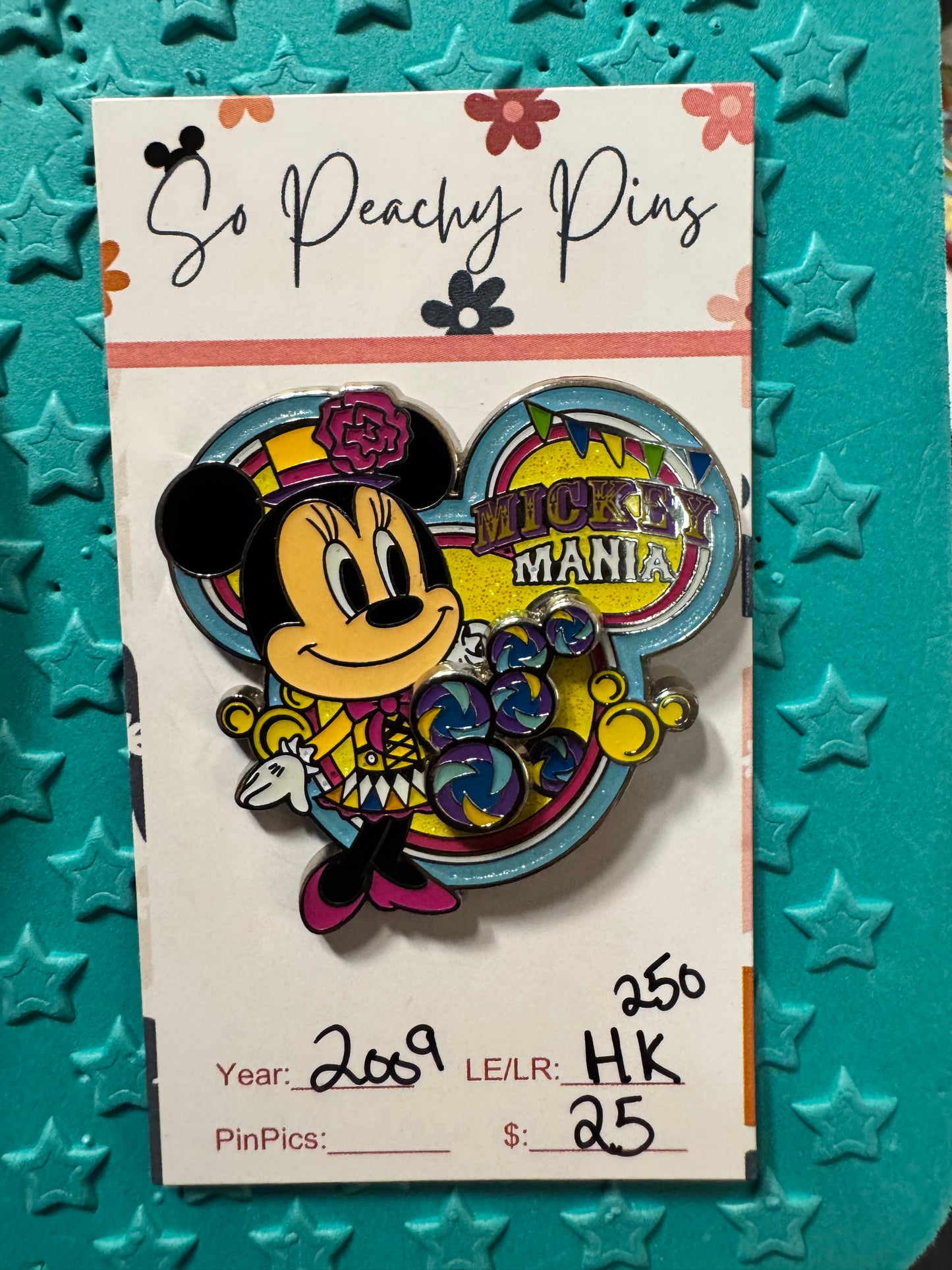 Mickey’s Mania Minnie Bubbles Hong Kong 250 Disney Pin