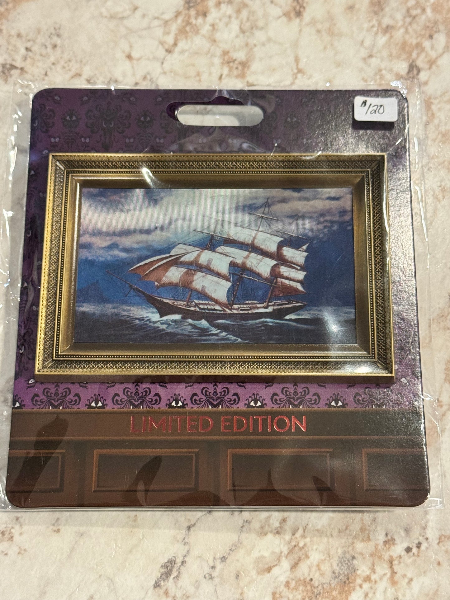 Disney WDI MOG The Haunted Mansion Parlor Ship Lenticular Portrait LE 400