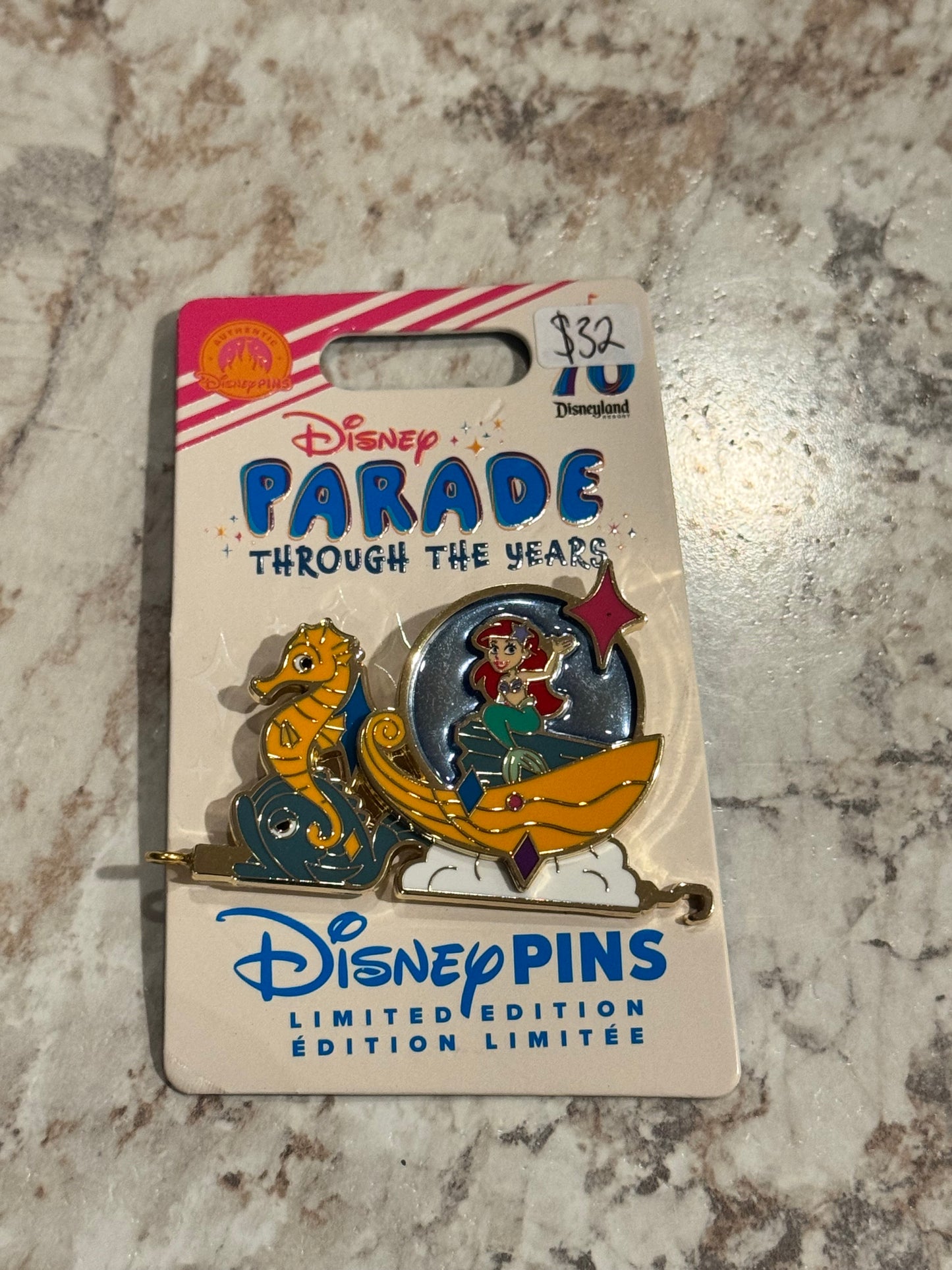 Little Mermaid Parade Through The Years Disneyland LE Disney Pin