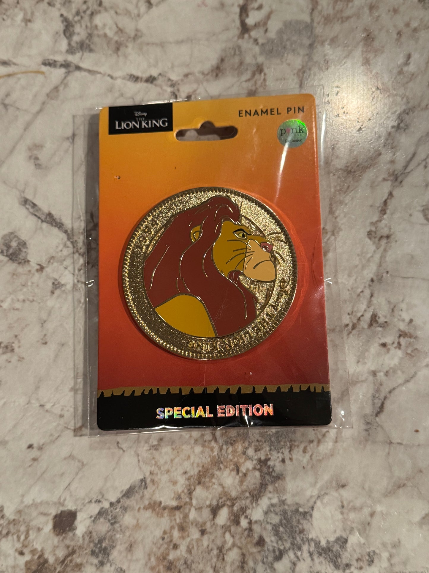 Mufasa Coin Pink a la mode The Lion King Limited Edition 300 PALM