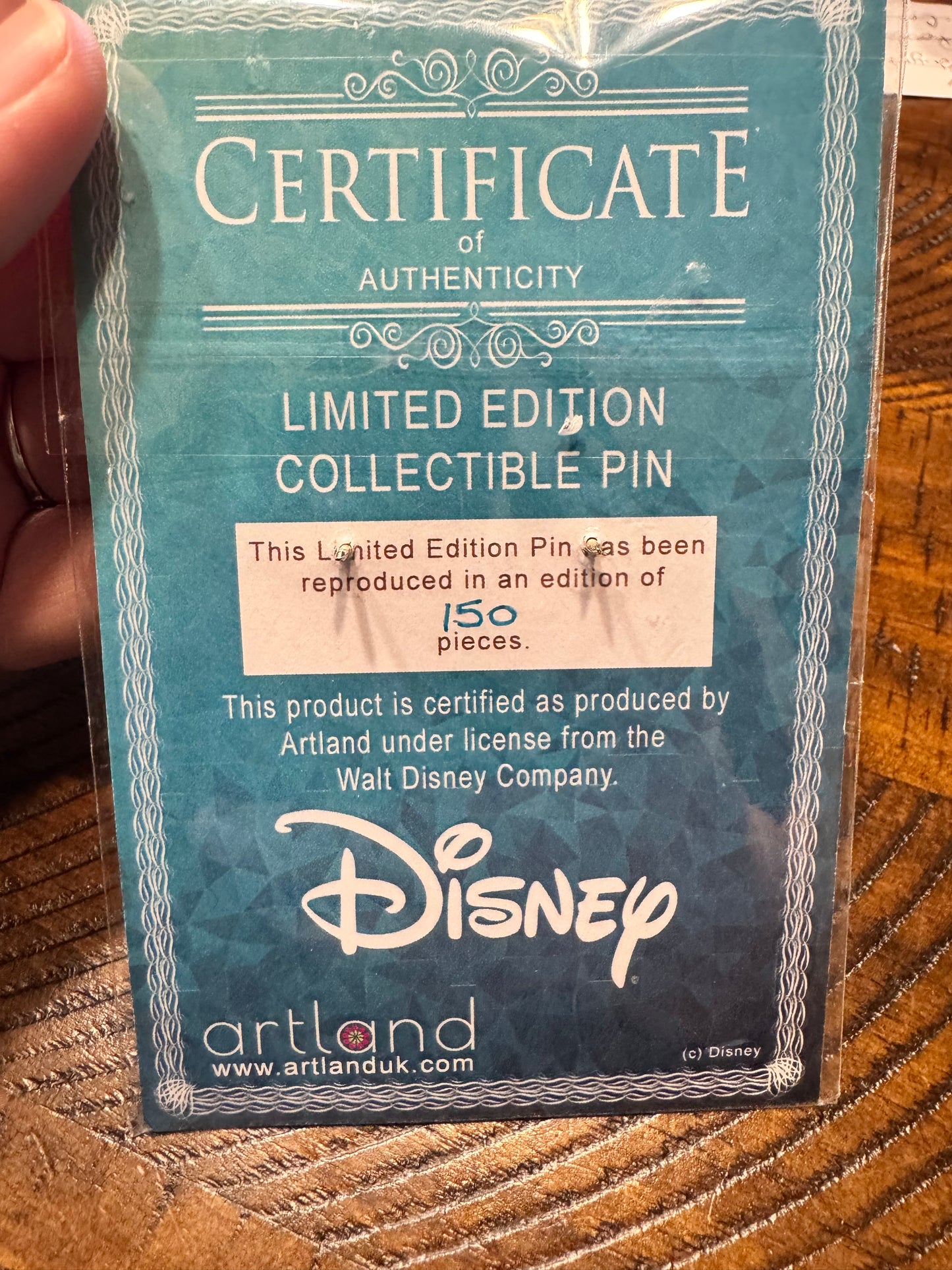 Disney Peter Pan Atlanteia's Waterfall Mermaid Lagoon Artland LE 150 Pin