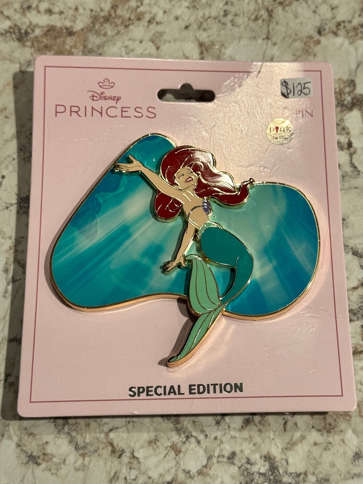 Ariel Part of Your World Jumbo PALM LE 150 Disney Pin