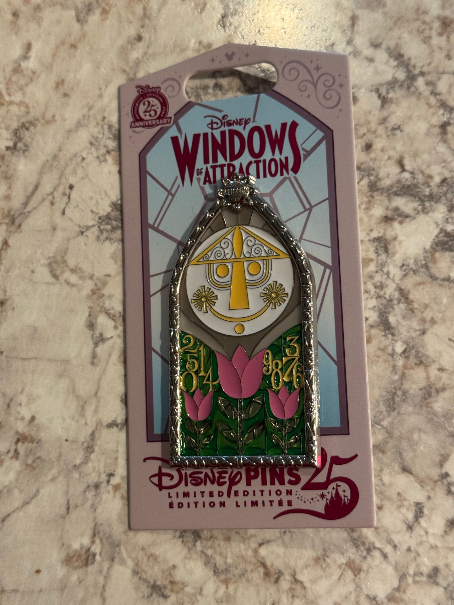 Disney Small World Window Attraction Pin LE 2500 Disney Pin