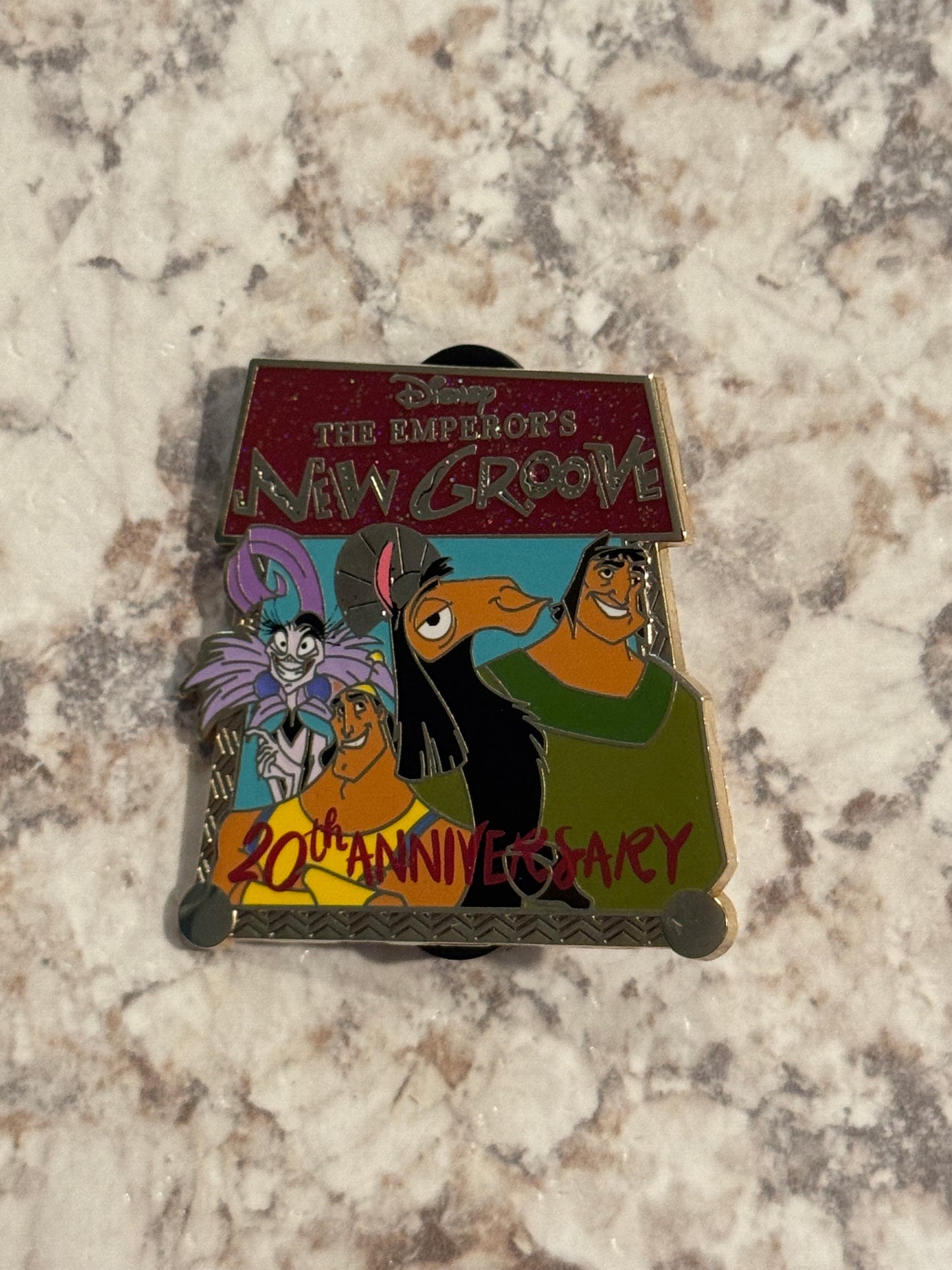 20th Anniversary Emporer’s New Groove Disney Pin