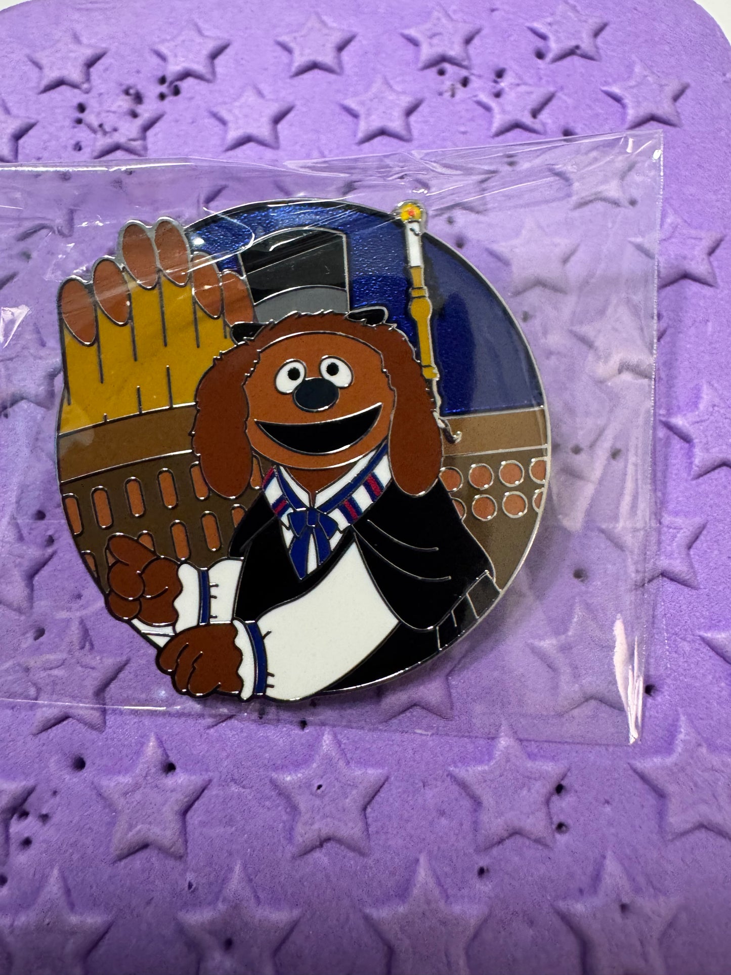 2026 Disneyland Muppets Park Day Mystery Pin - Rowlf as Victor Haunted Mansion Disney Pin