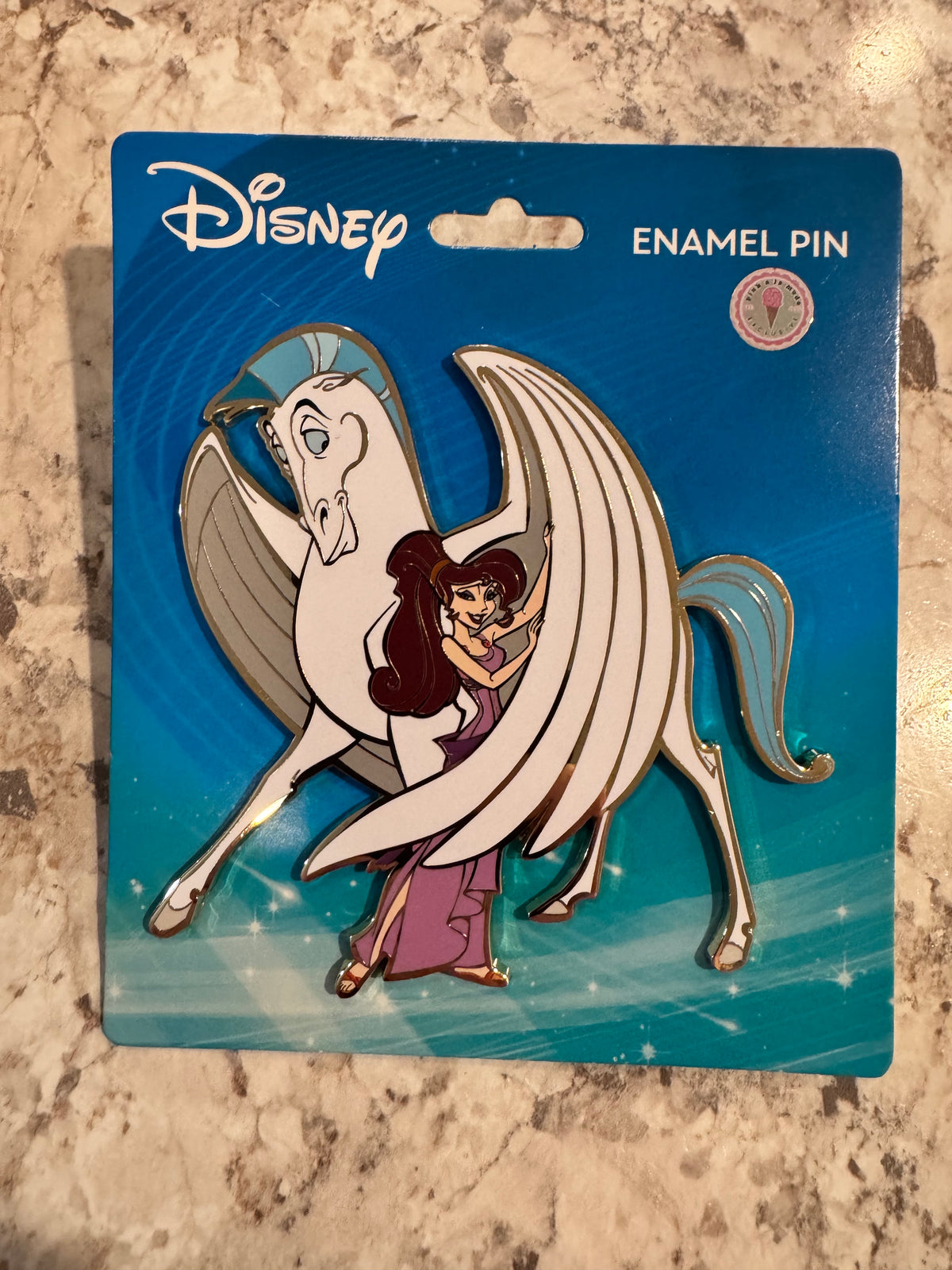 Disney Pink a la Mode PALM Meg Pegasus Jumbo Pin LE