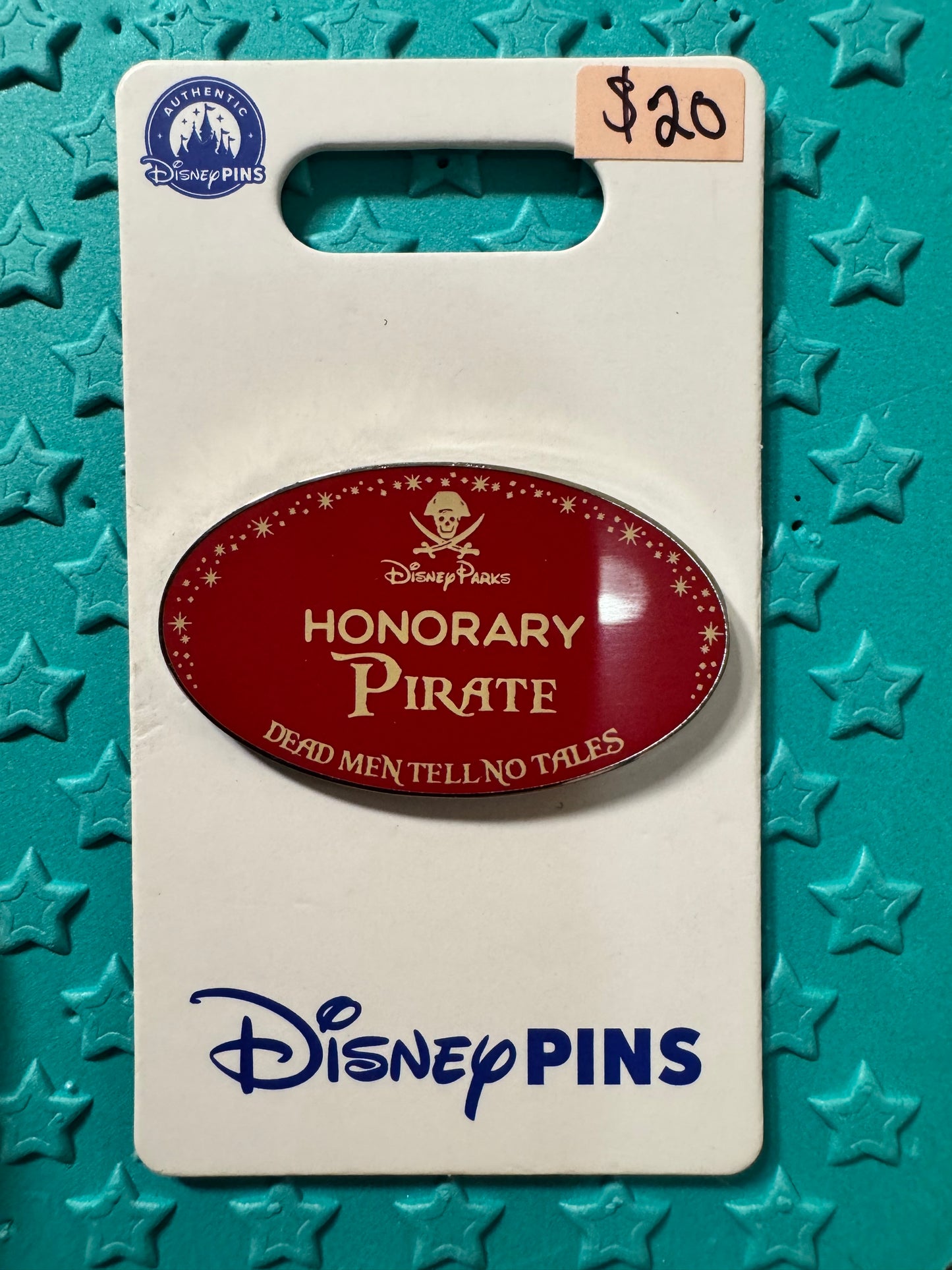 Disney Parks Honorary Pirate Disney Pin