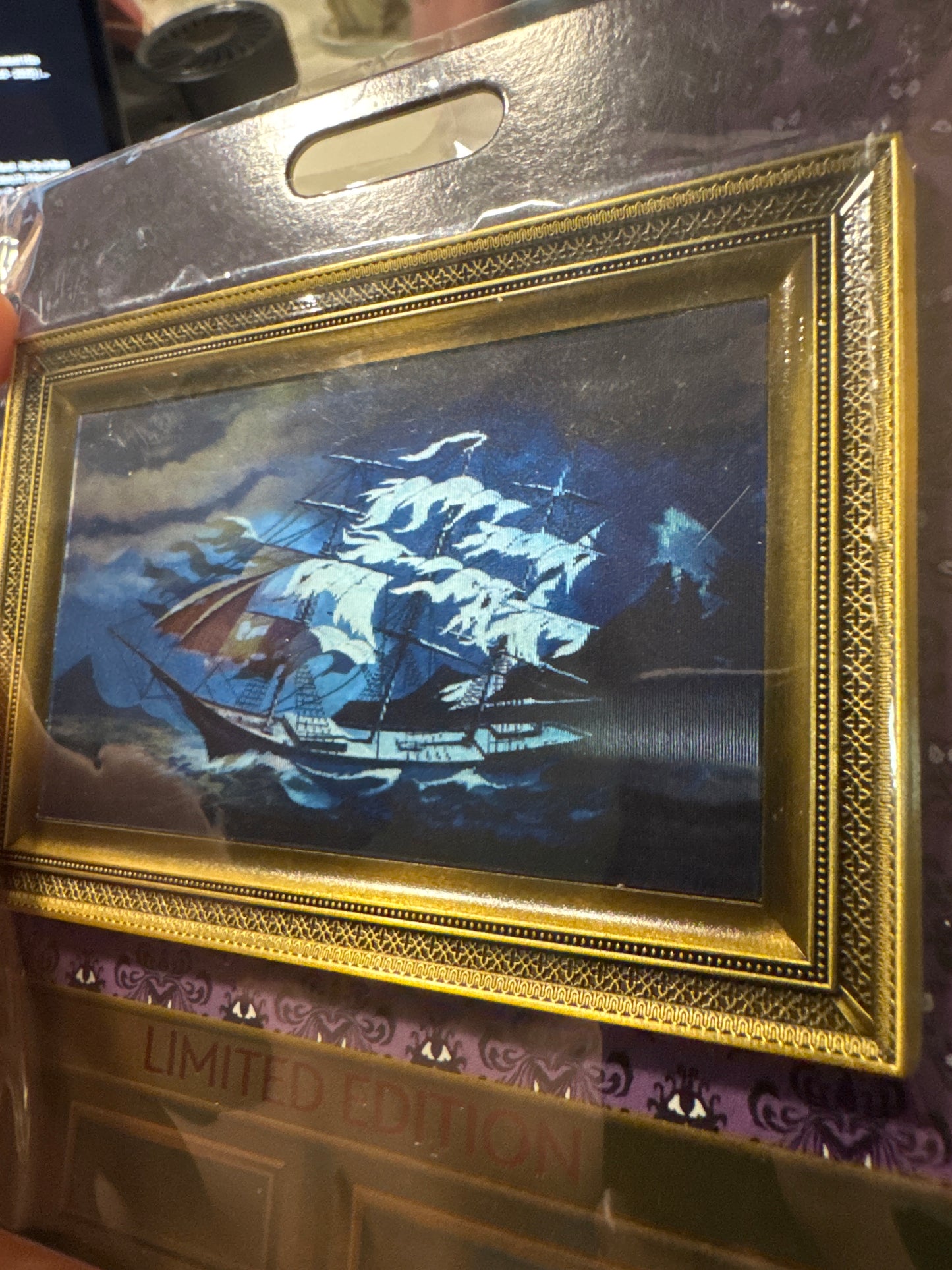 Haunted Mansion Parlor Portraits The Ship Lenticular Portraits WDI Disney Pin LE 400