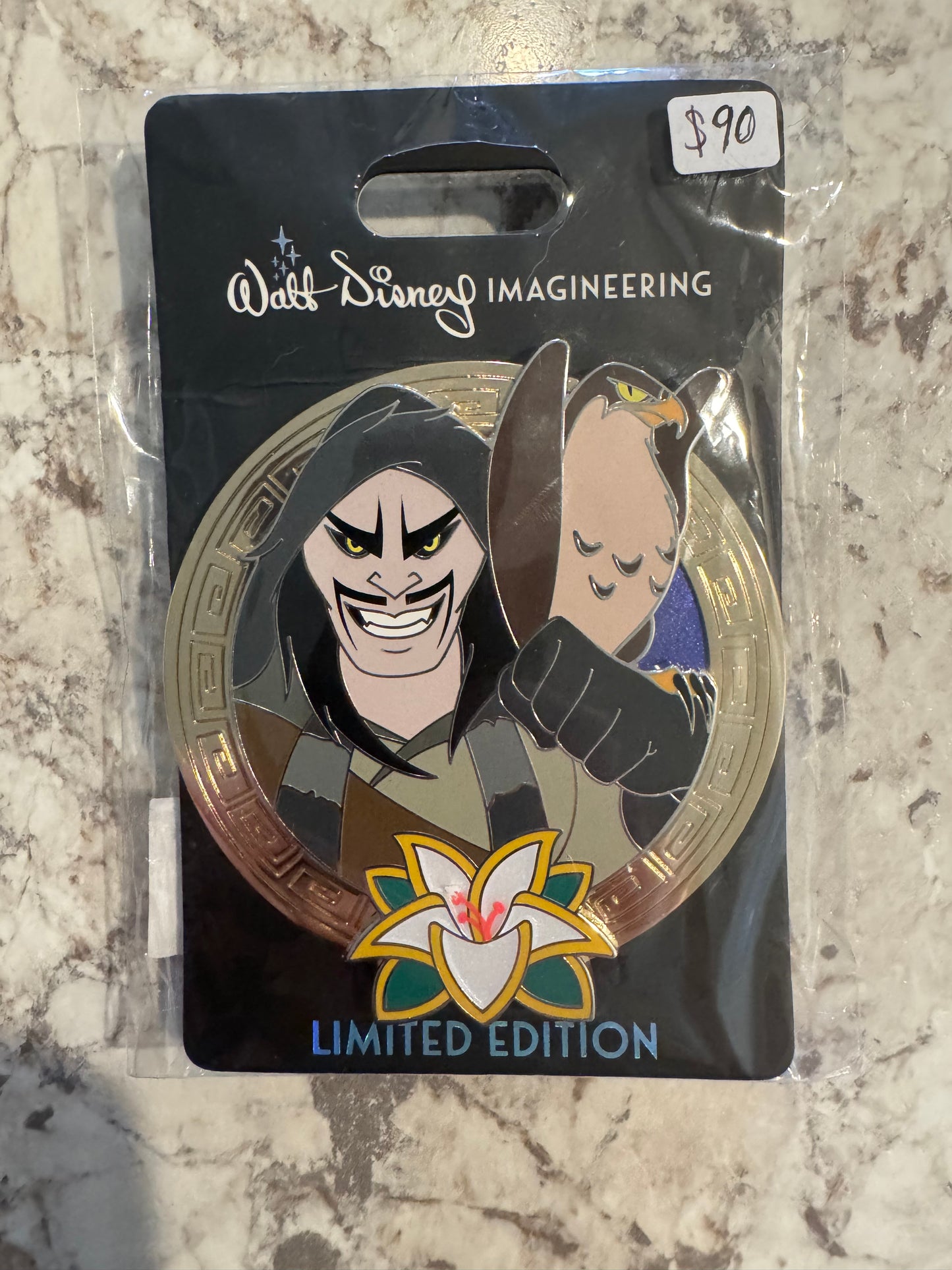 WDI MOG Medallion Series Mulan 25th Anniversary Shan Yu LE 300 Disney Pin
