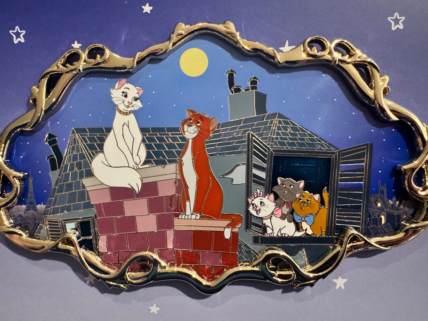 Disney WDI MOG Aristocats 55th Anniversary Jumbo Cats Family Pin LE 300