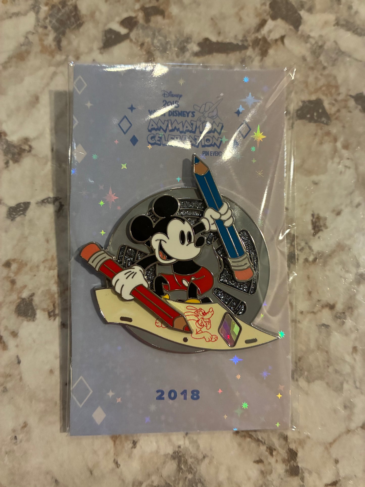 Disney Parks 2025 Celebrating 25 Years If We Were There Mickey Mouse Animation Celebration Disney Pin LE 300