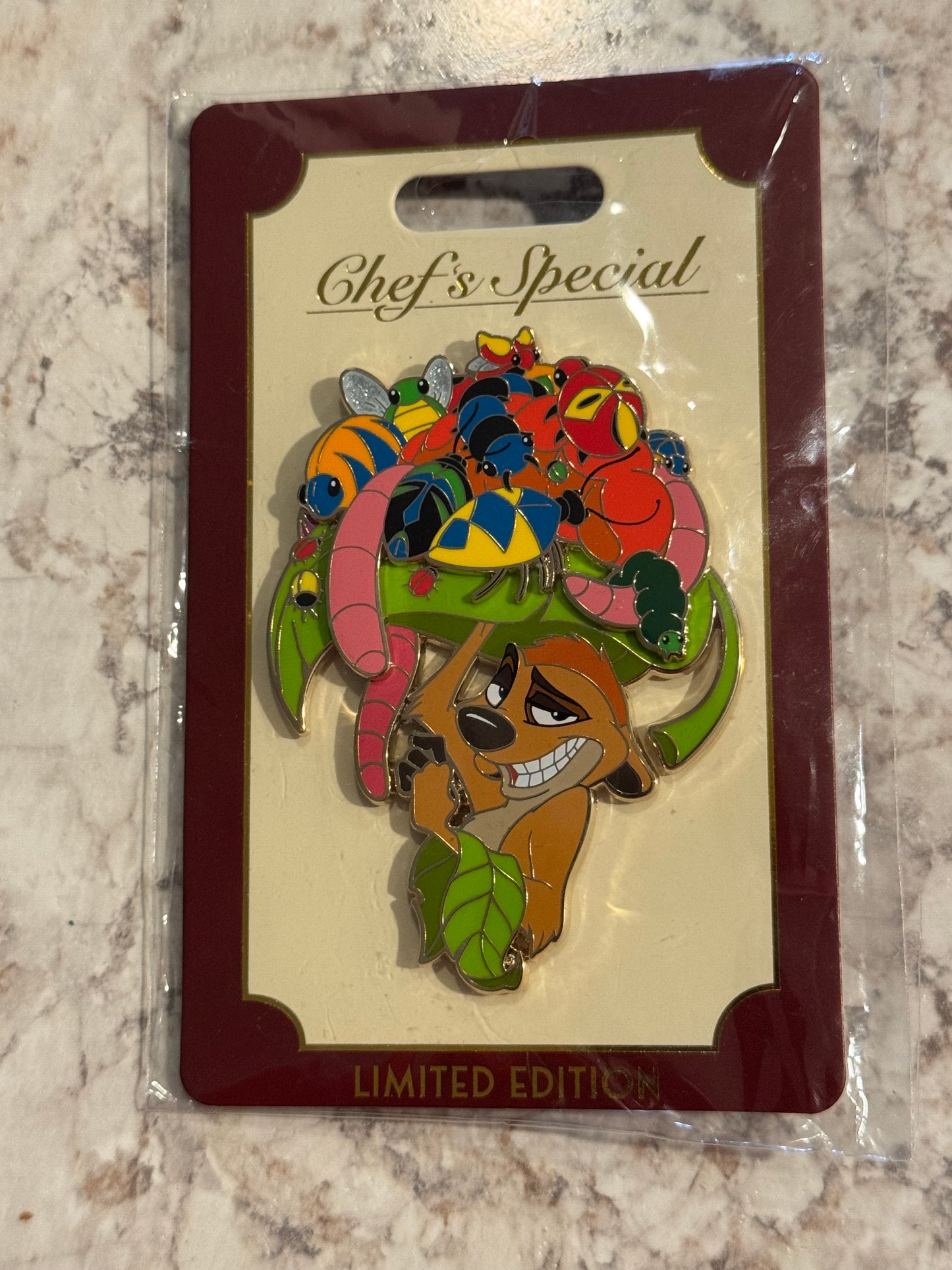 Disney Mickey's of Glendale WDI MOG Chef's Special Lion King Timon Pin LE 300