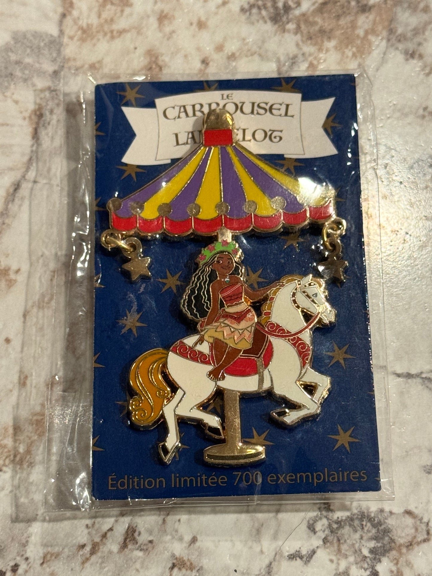 Moana Princess Carousel DLP LE 700 Disney Pin