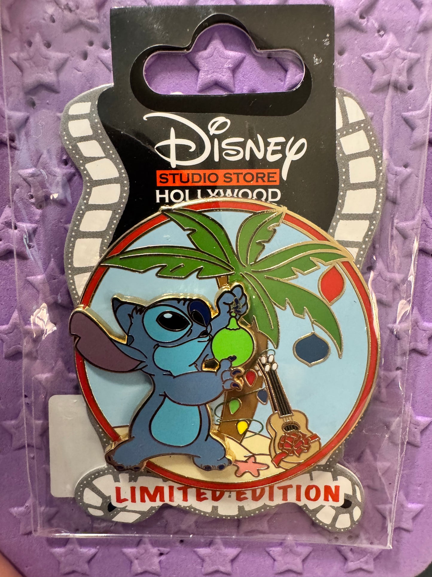 2024 Disney DSSH Christmas Holiday Stitch Pin on Pin DSF LE 400