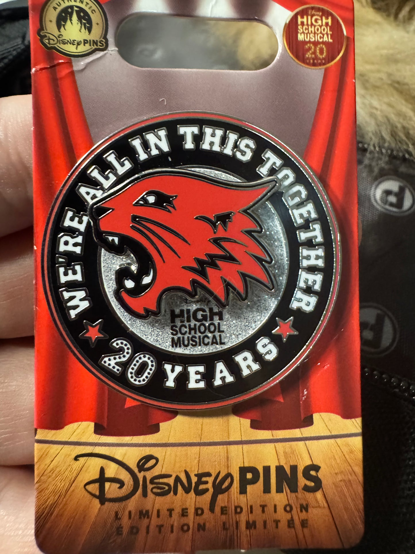 All in this together High School Musical 20 Years Disney Pin