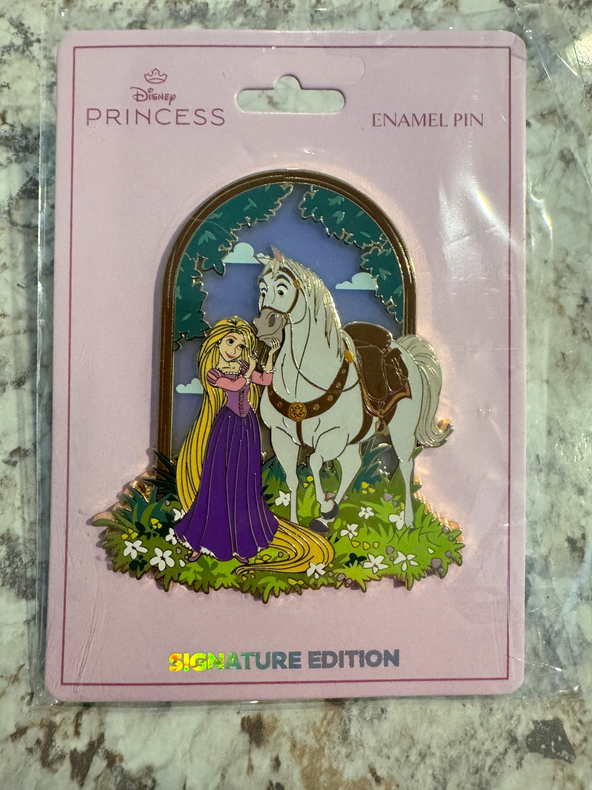 PALM Disney Princess Signature Edition Rapunzel & Maximus Enamel Pin LE750