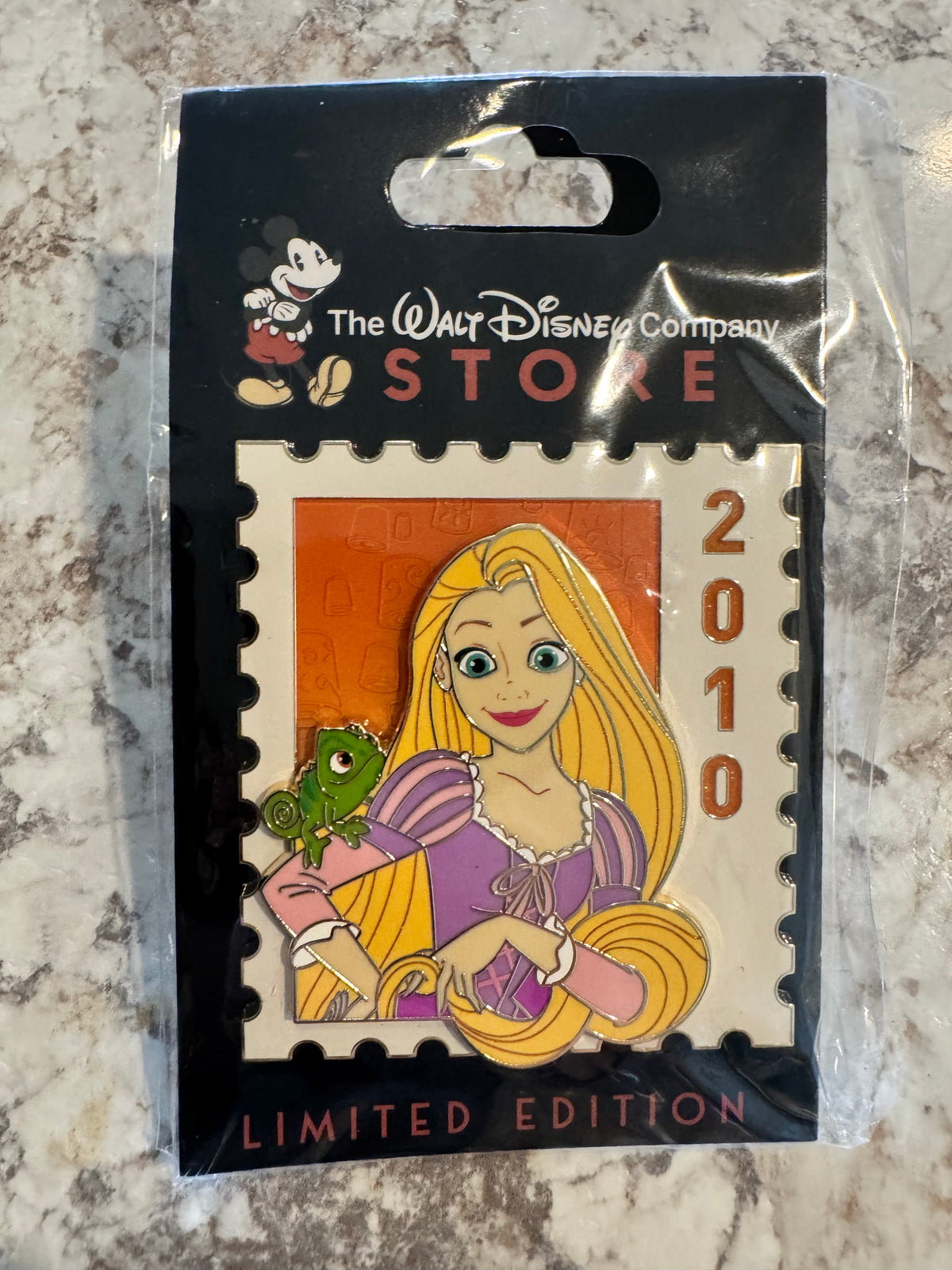 Disney D23 Expo 2026 Rapunzel & Pascal Stamp Pin LE 500 Tangled