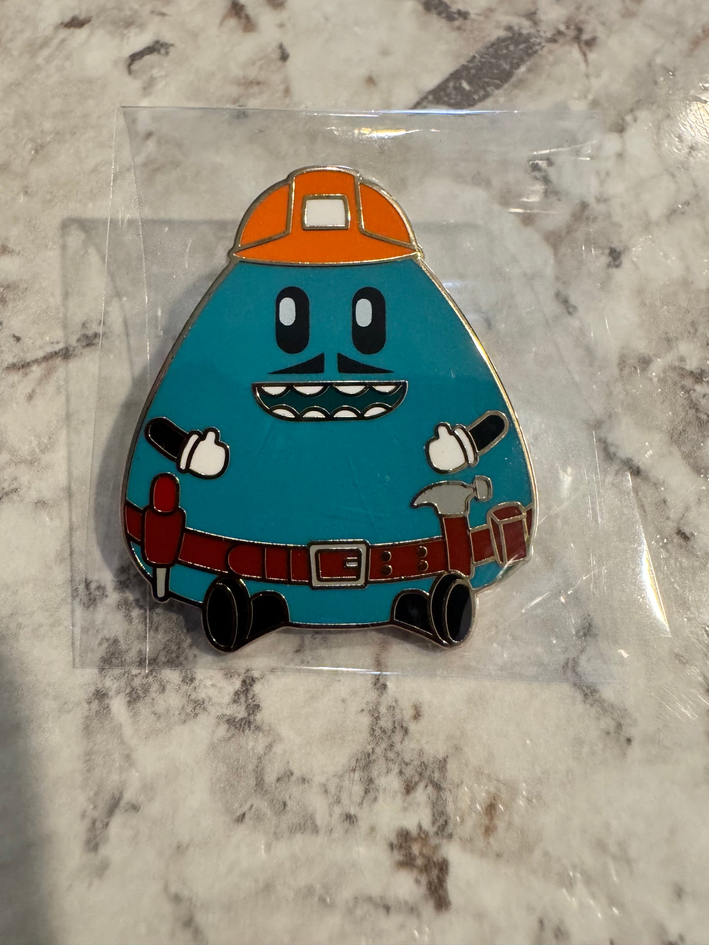 WDI Fritz Construction Worker aDorbs! LE 300 Chaser Disney Pin