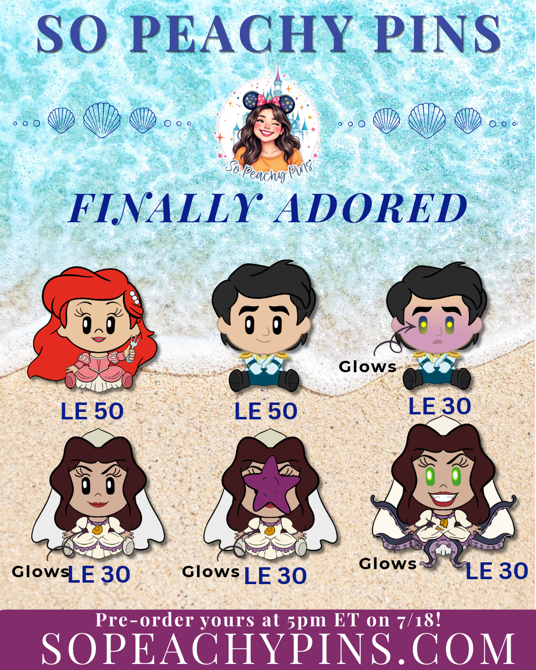 IN-HAND Finally Adored Little Mermaid Series 2