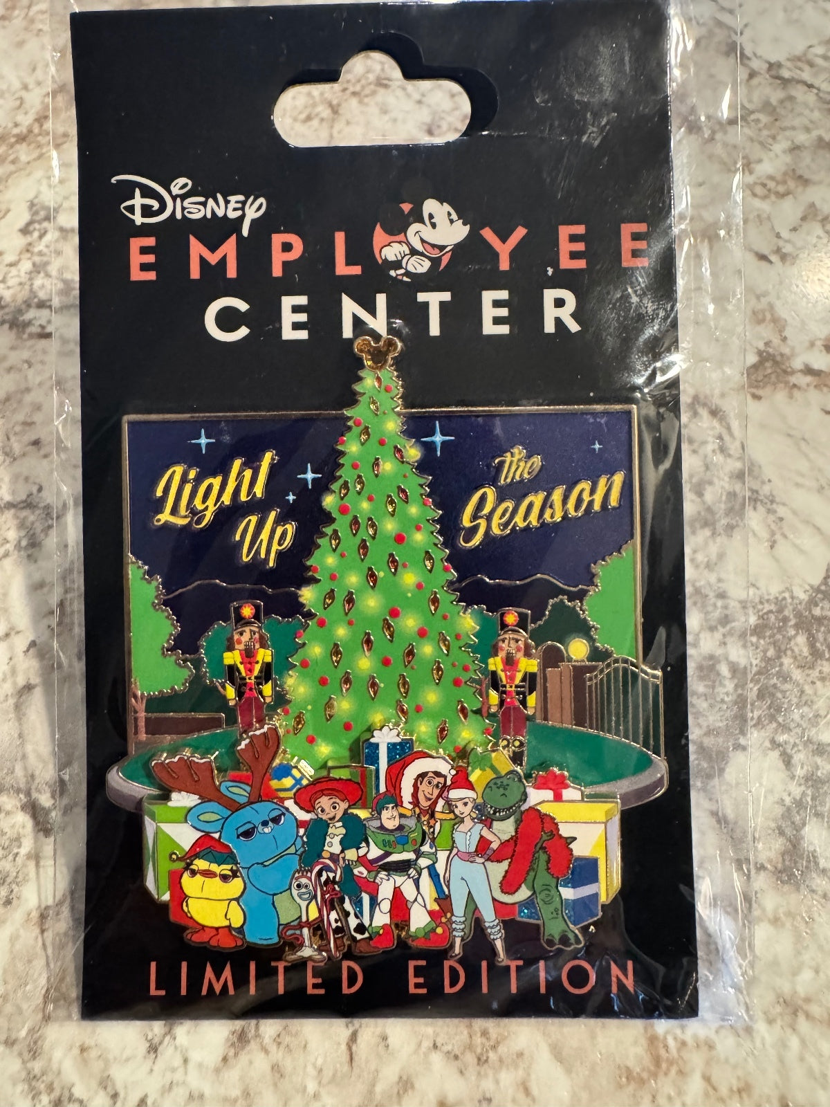 D23 DEC Light Up the Season Christmas Event Toy Story LE 250 Pin