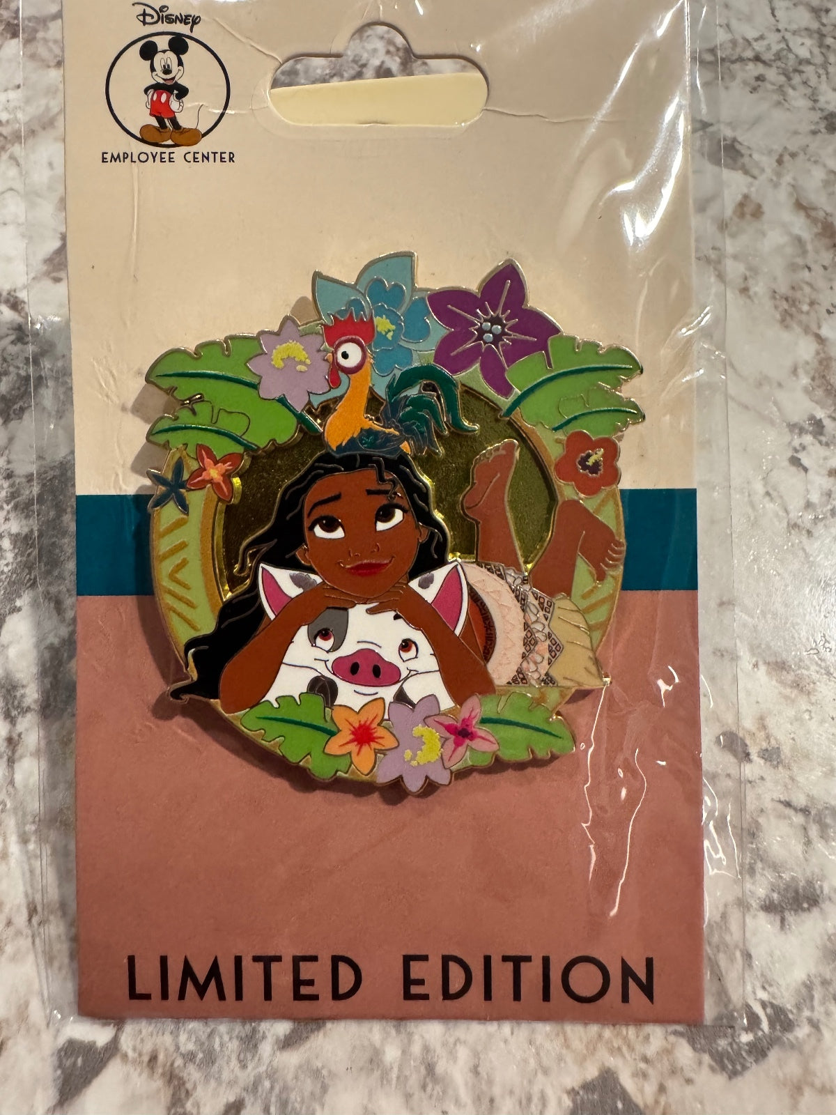 Disney Employee Center DEC Moana Pua Hei Hei pin 5th Anniversary LE 250