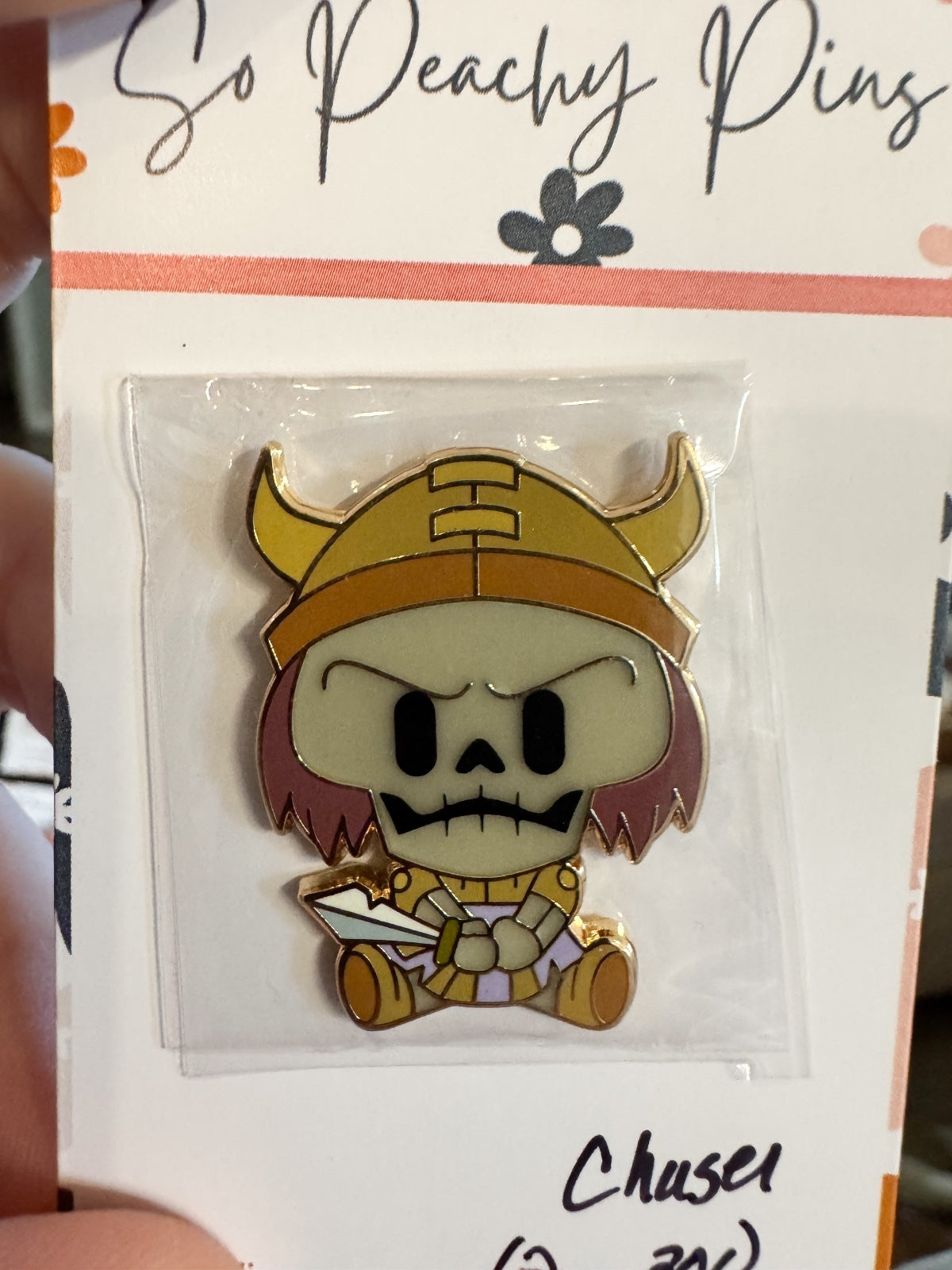 WDI MOG Black Cauldron Chaser LE 300 Skeleton Warrior Adorbs Pin