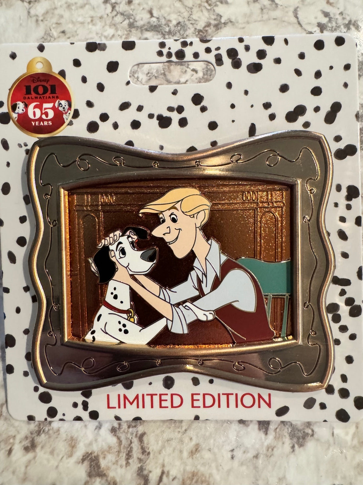 Disney WDI 2026 65th Anniiversary 101 Dalmatians Roger & Pongo LE 300 pin
