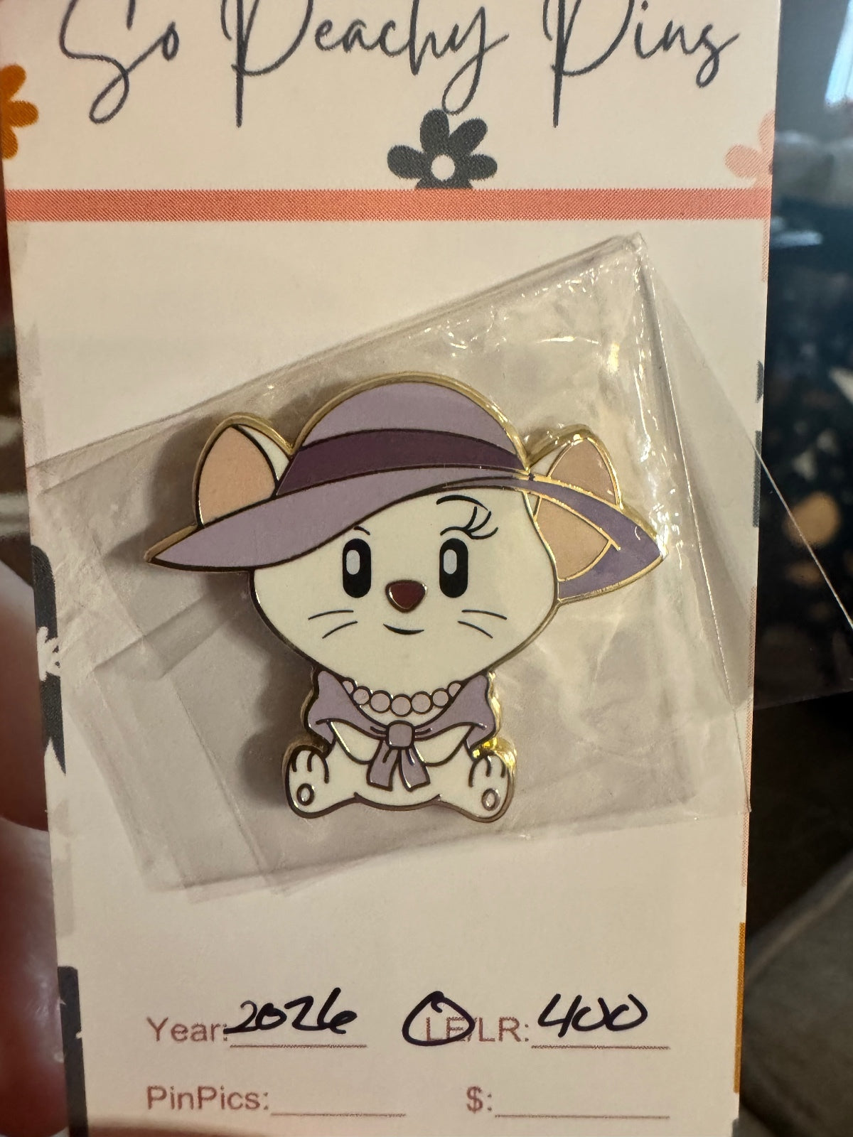 Disney WDI aDorbs! Bianca The Rescuers LE 400 Pin