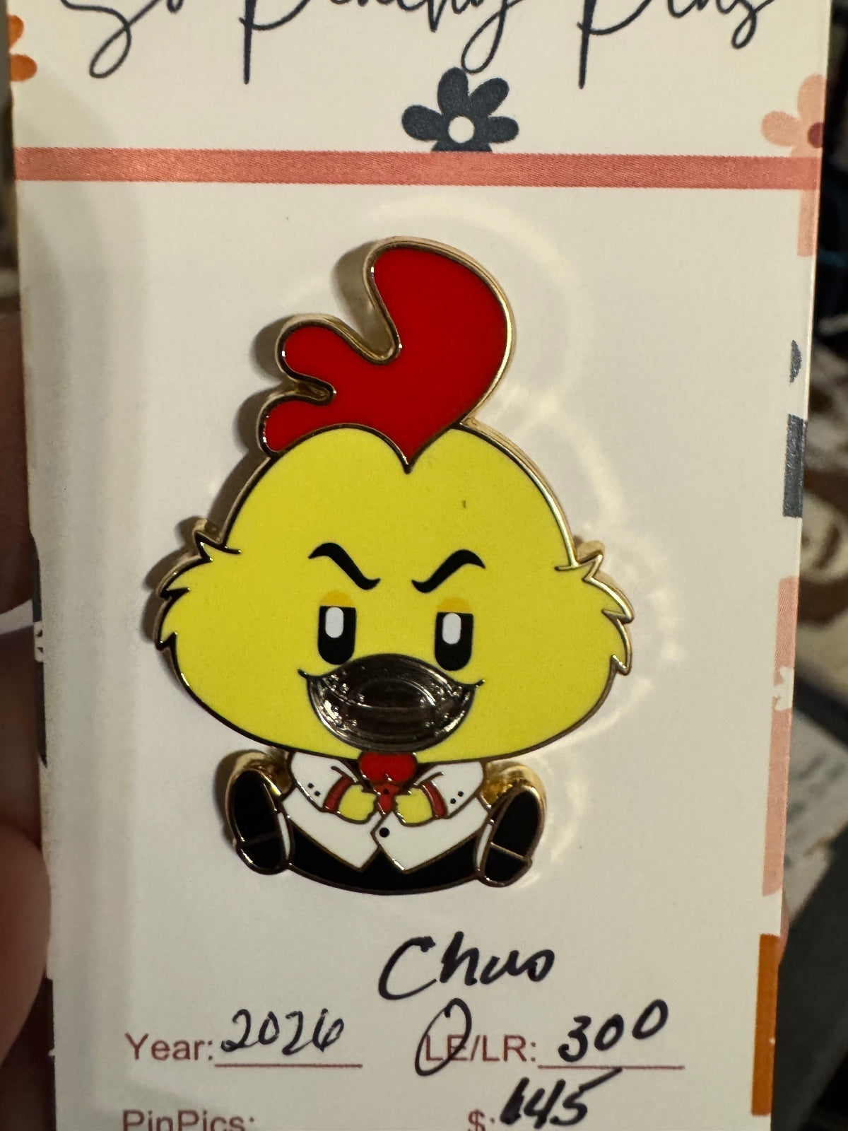 WDI MOG aDorbs Darkwing Duck Steelbeak LE 300 Chaser Pin
