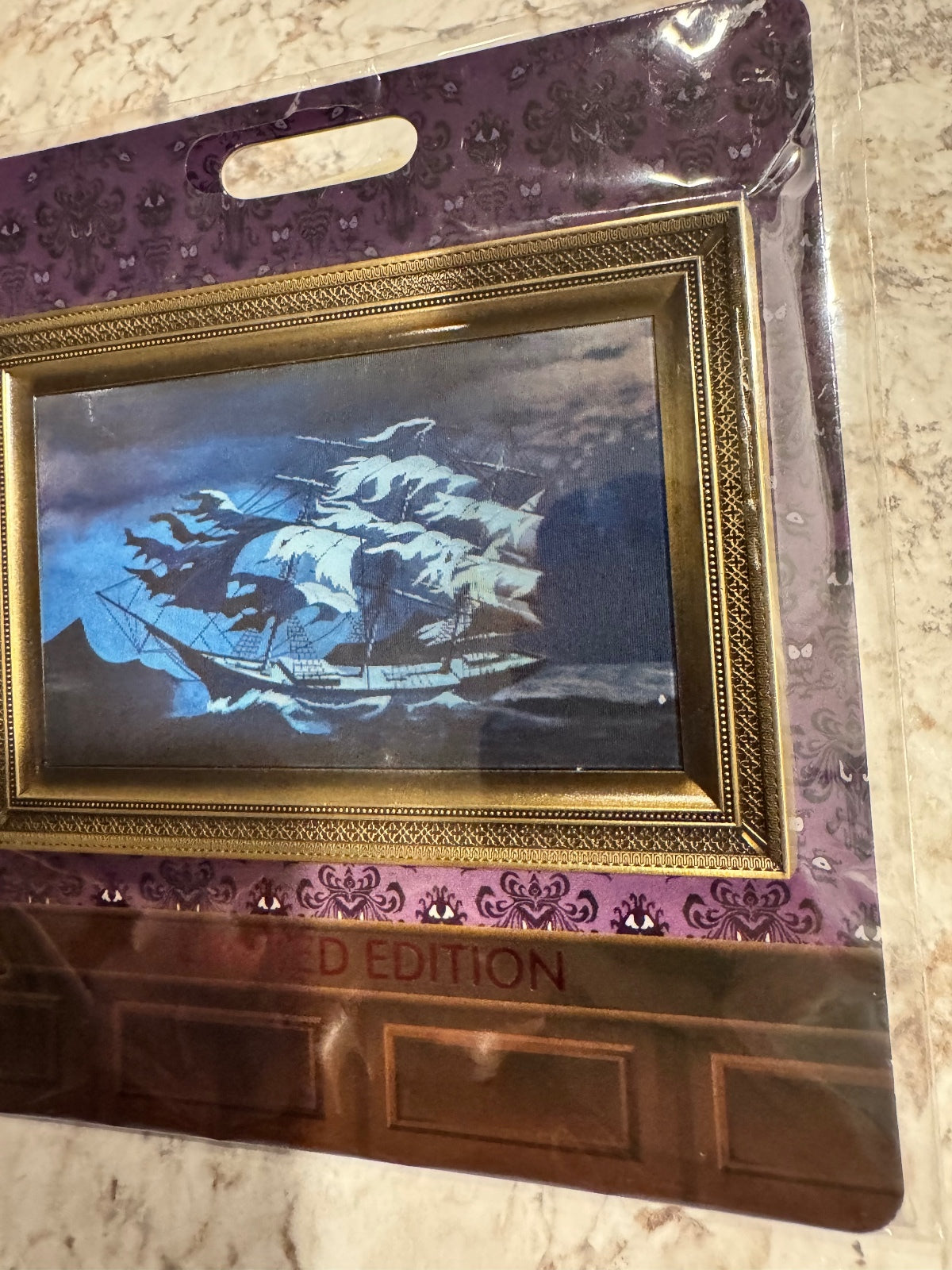 Disney WDI 2025 Haunted Mansion Ship Lenticular Portrait 400 pin