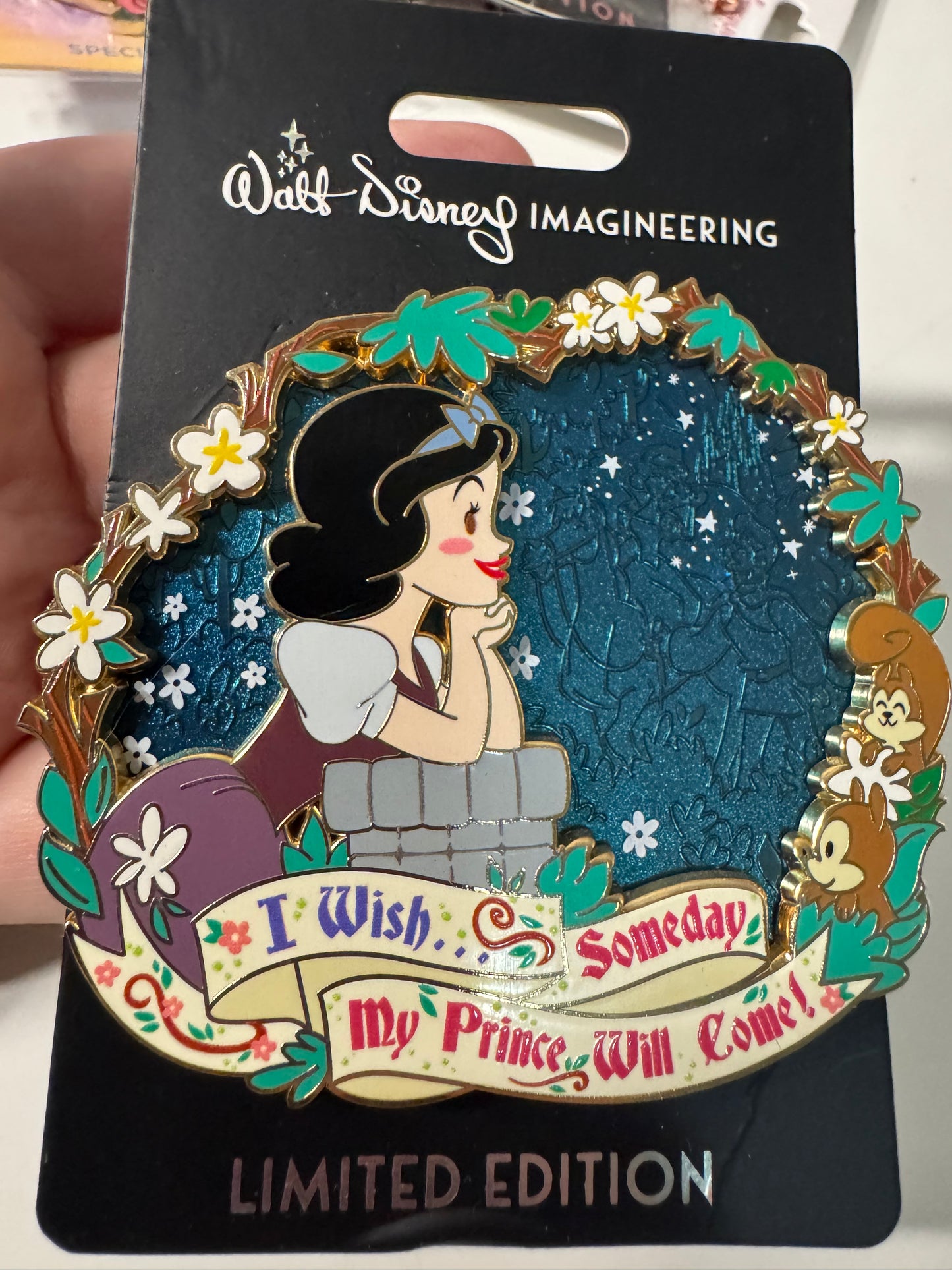 Disney Pin 2022 WDI Snow White I Wish Series LE 300 MOG D23 Expo