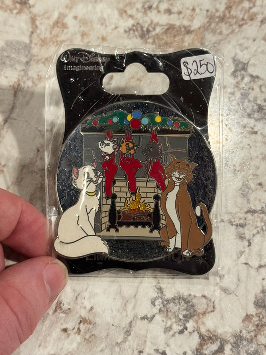 Aristocrats Christmas Stockings WDI LE 250 Disney Pin