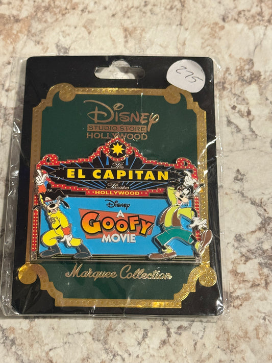 A Goofy Movie El Capitan Marquee El Capitan DSSH LE 400 Disney Pin