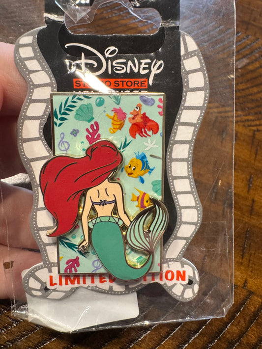 Princess Back Series The Little Mermaid Ariel LE 400 DSF DSSH Disney Pin