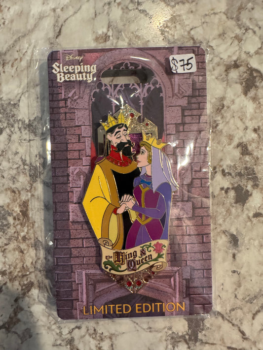 Disney WDI 2024 Sleeping Beauty 65th Anniversary King And Queen 2024 LE 300 pin
