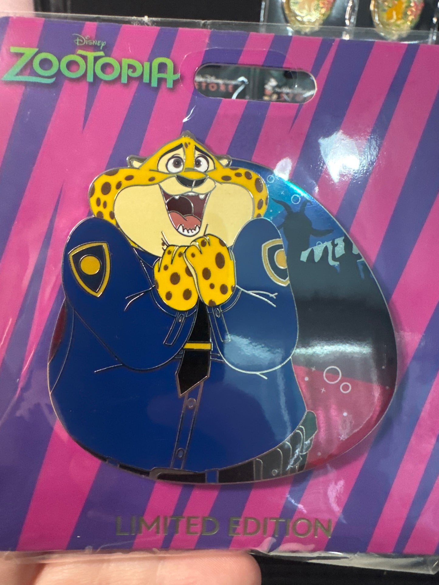 Disney WDI MOG Zootopia 10th Anniversary LE 300 Benjamin Clawhauser Pin