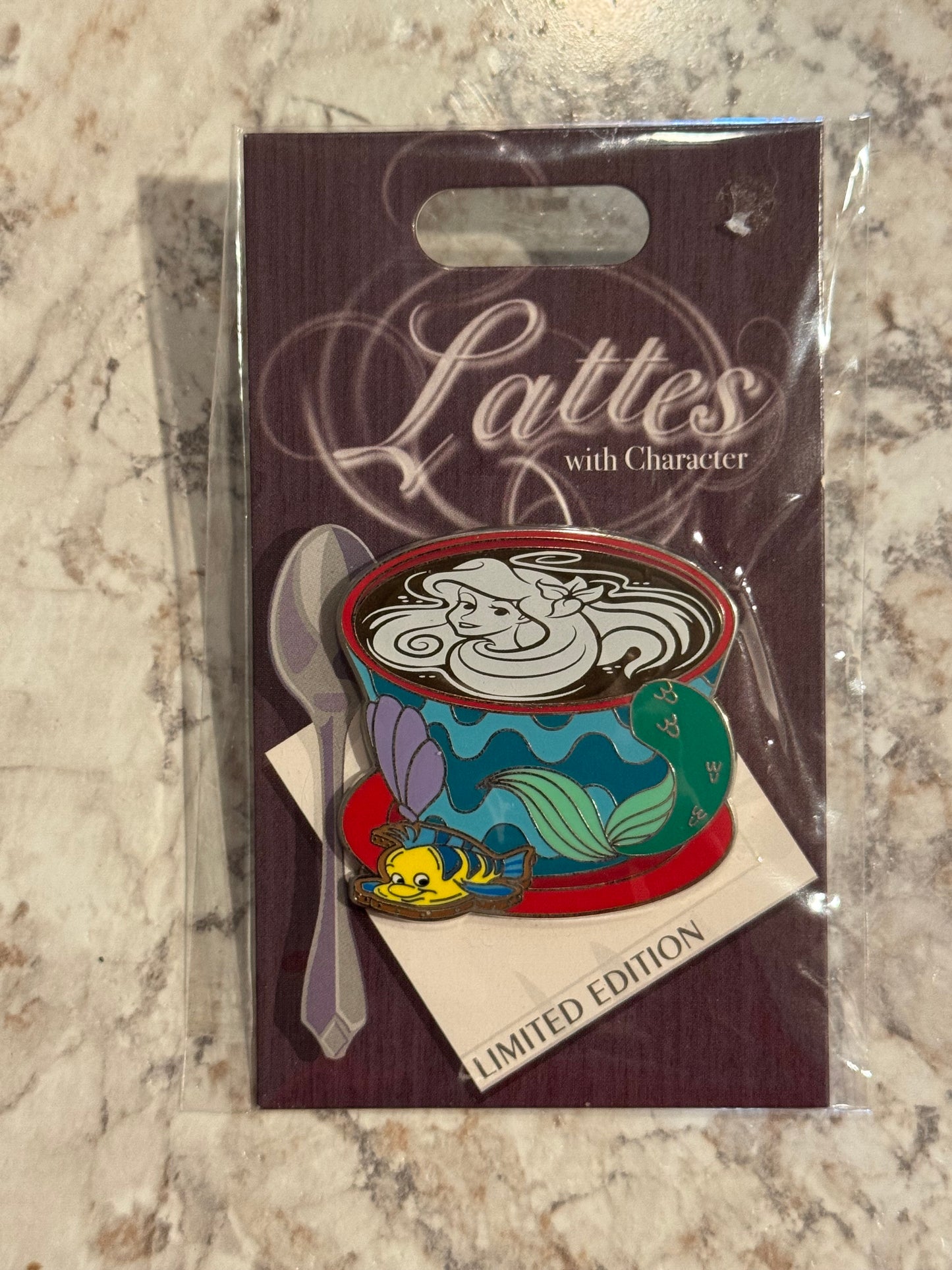 Disney Lattes With Character Little Mermaid Pin Limited Edition Disney Pin
