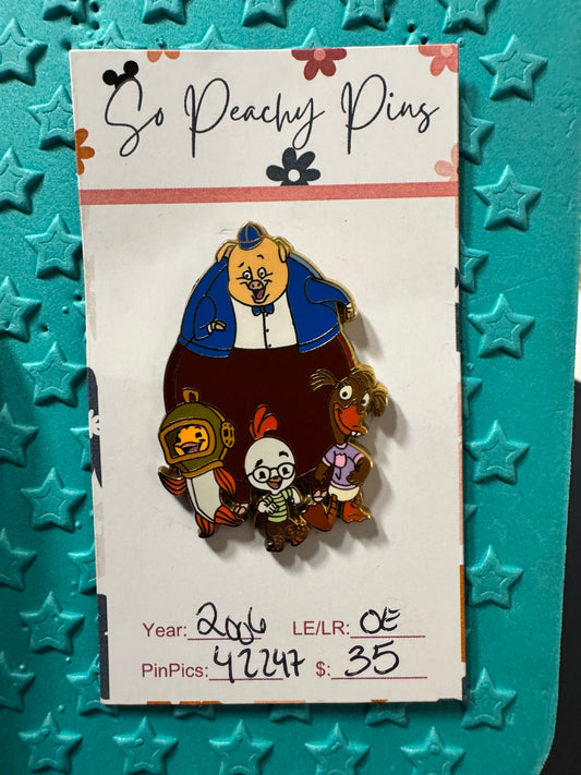 Disney Parks Chicken Little & Friends Pin Disney Pin