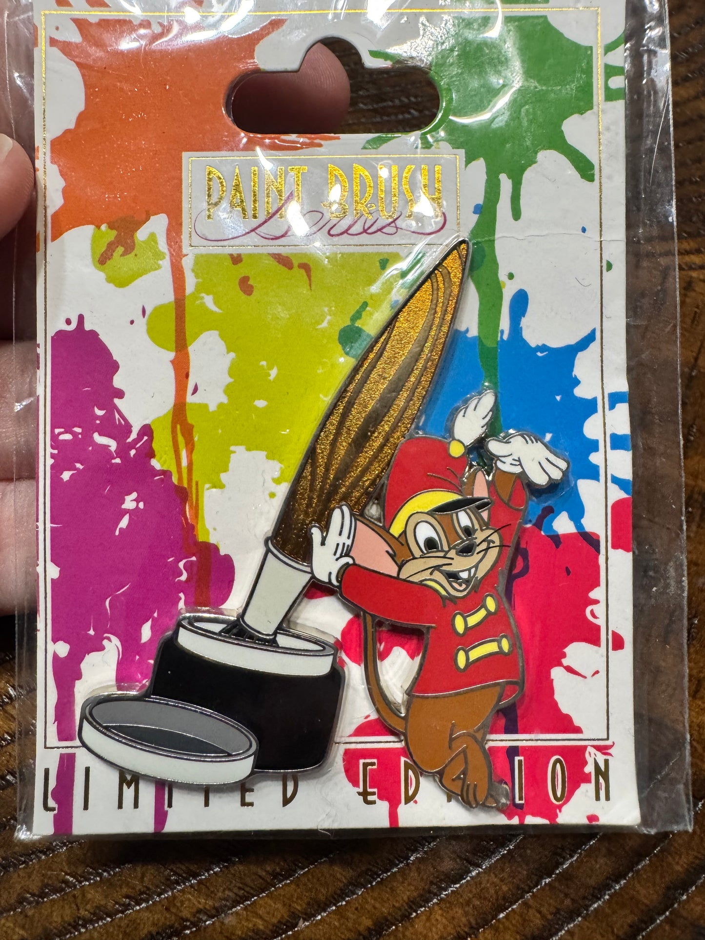 DSSH Timothy Q Mouse Animation Ink Pot Paint Brush Dumbo LE 300 Disney Pin B