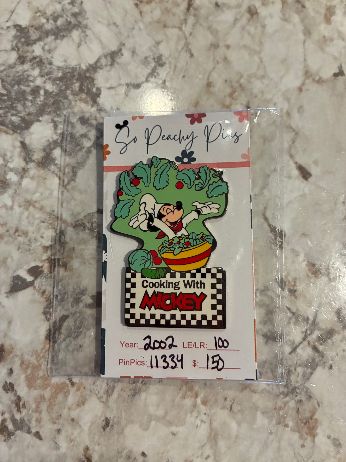 Cooking with Mickey Salad Disney Auctions LE 100