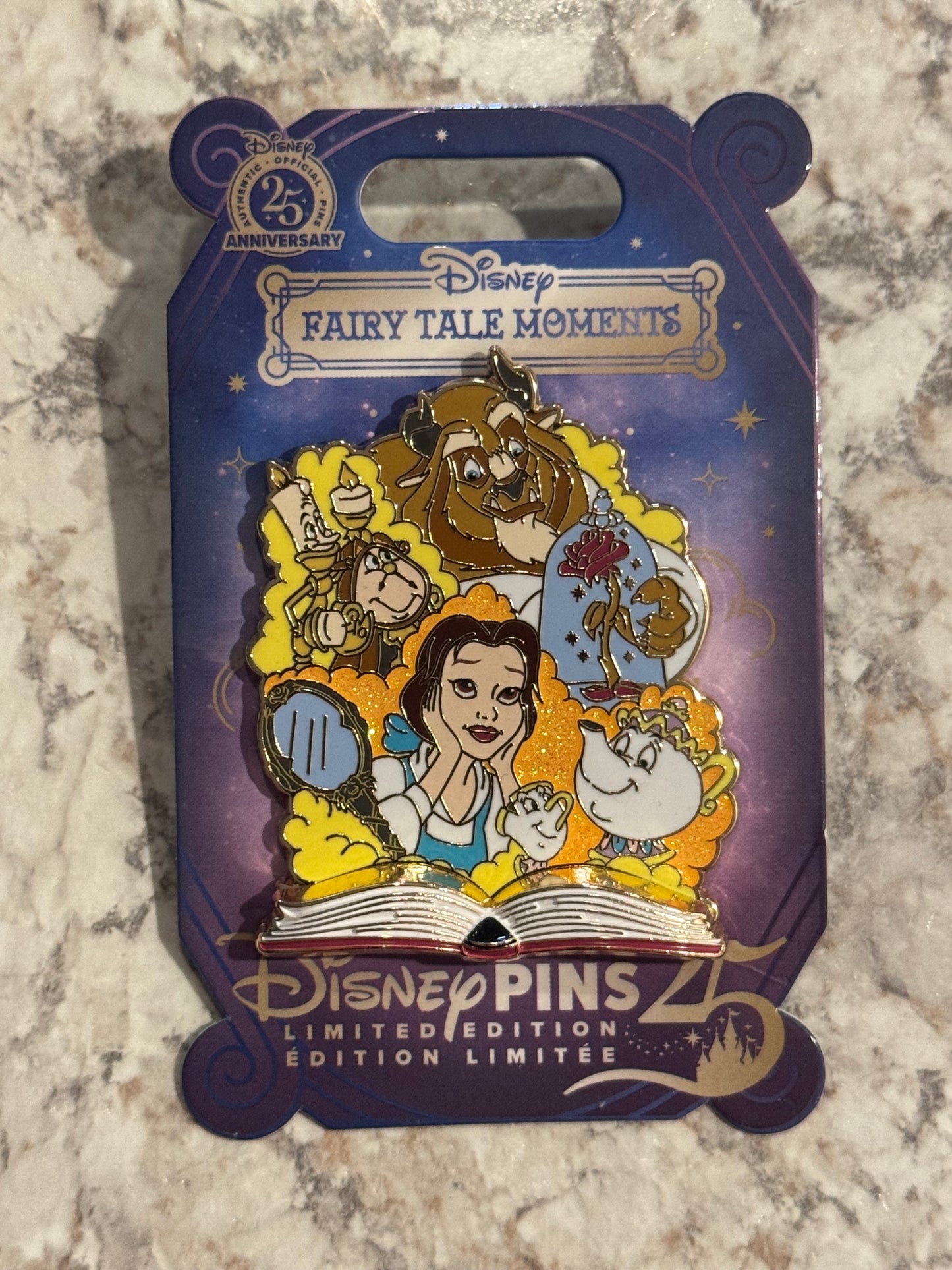 Disney Beauty And The Beast Belle Fairytale Moment Pin LE 2500
