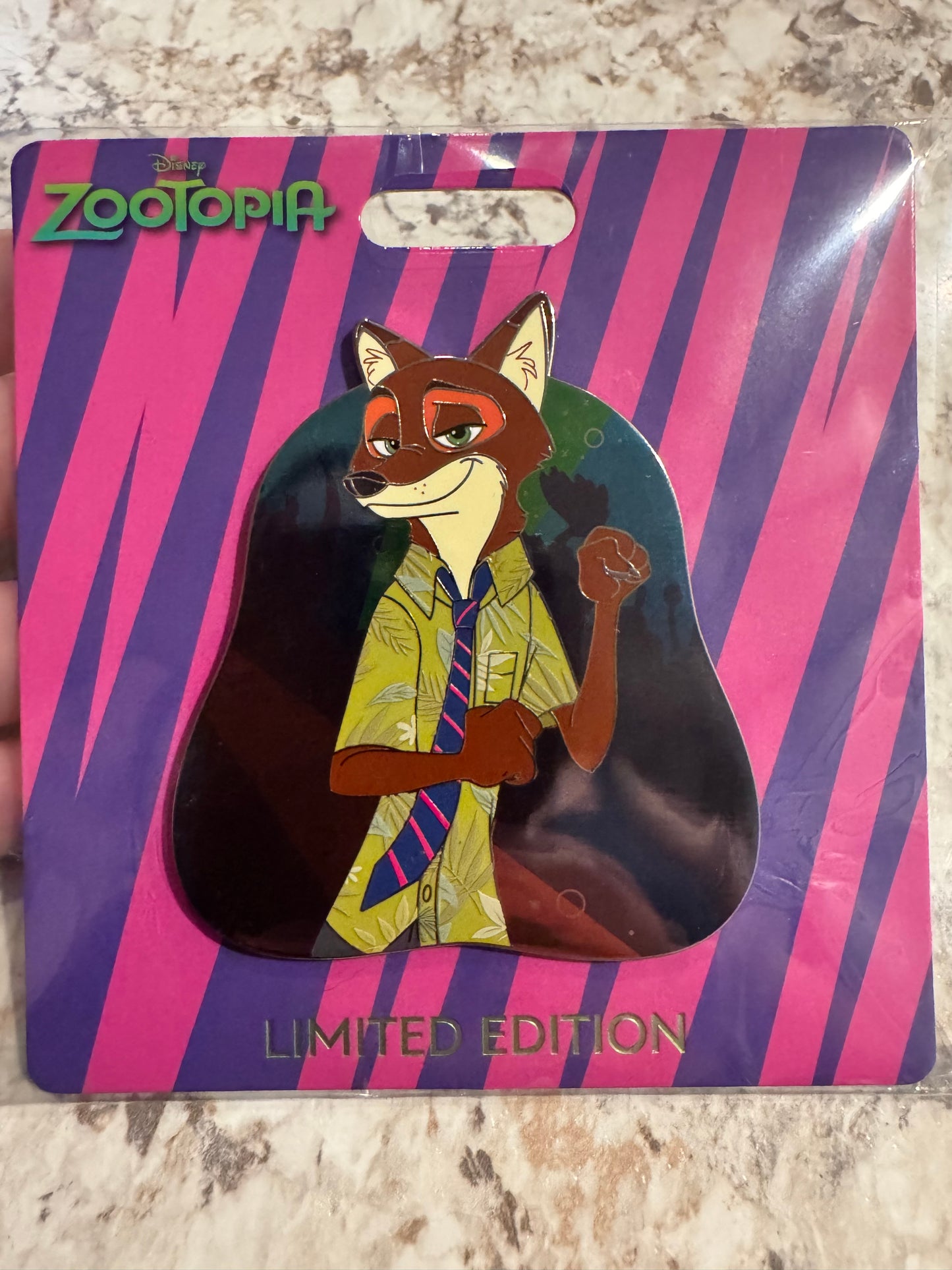 2026 Disney WDI Nick Wilde Zootopia 10th Anniversary Pin LE 300 Disney Pin