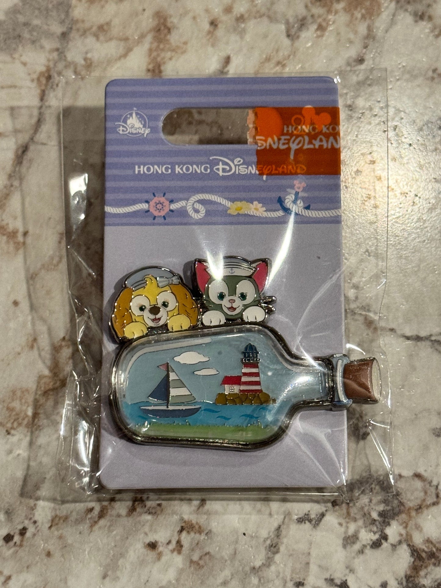 Duffy and Friends Hong Kong CookieAnn Tippy Blue Disney Pin