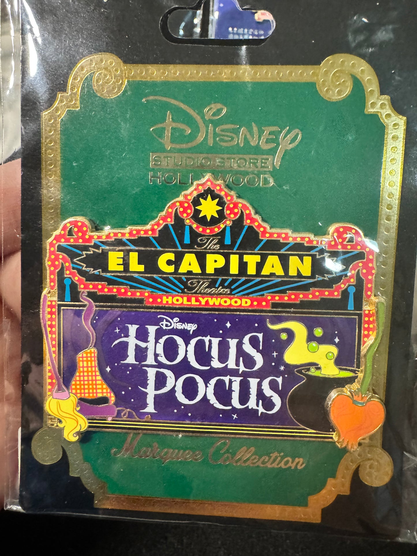 DISNEY DSSH Pin Hocus Pocus El Capitan Marquee LE 300 Disney Pin