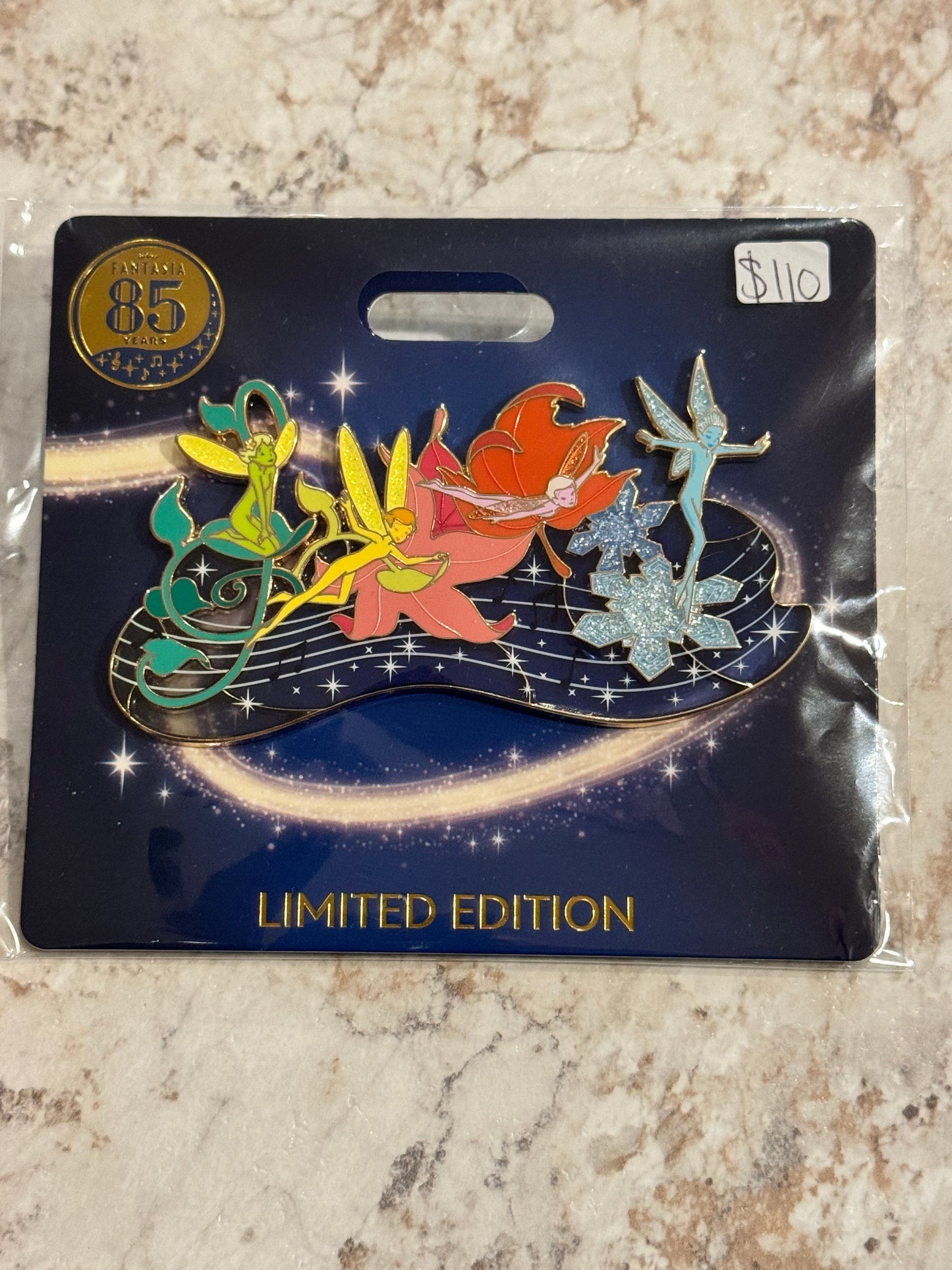 Disney Fantasia 85th Anniversary Waltz of the Flowers LE 300 Pin WDI MOG 2025
